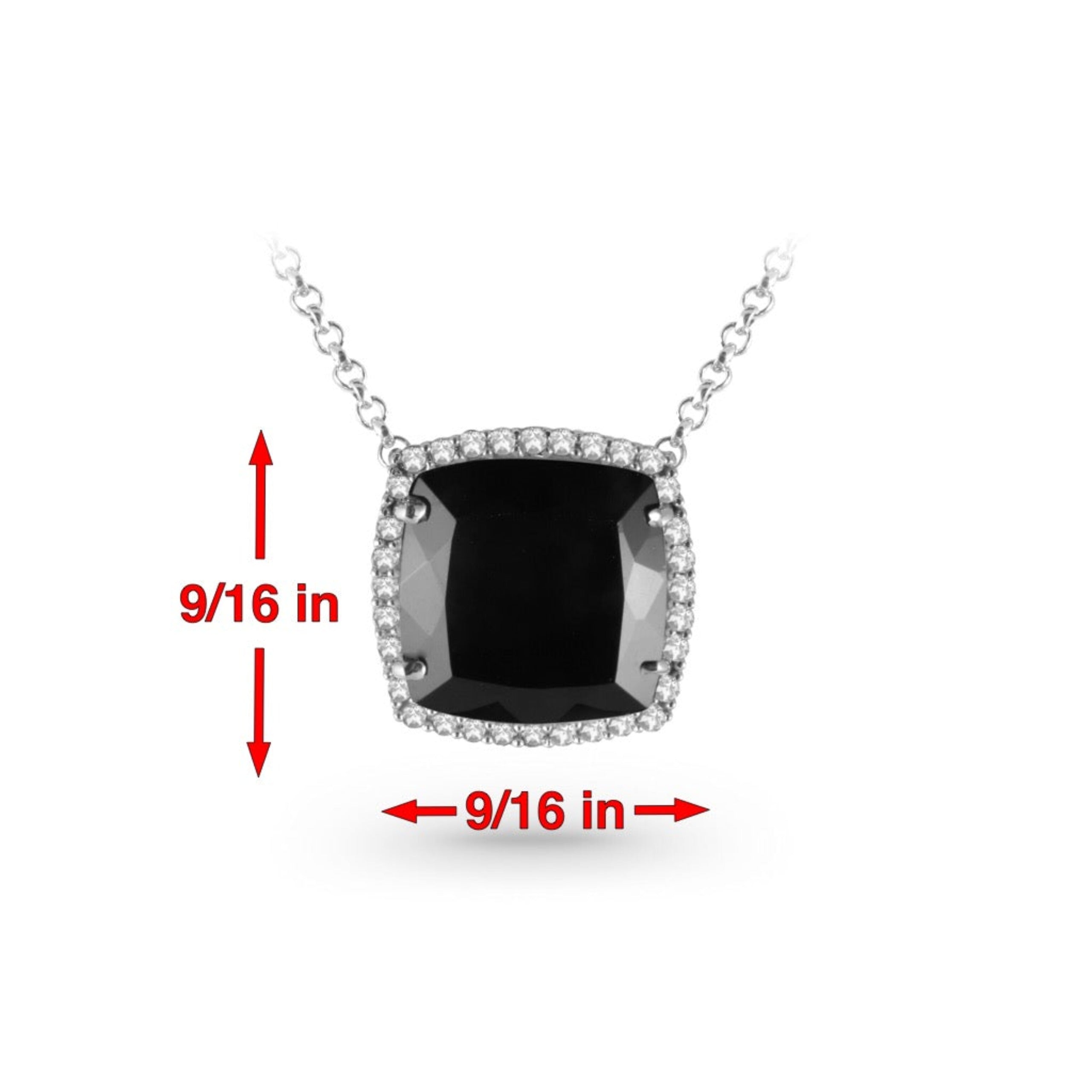 DEUX Necklace (1145) - Crystal / SS
