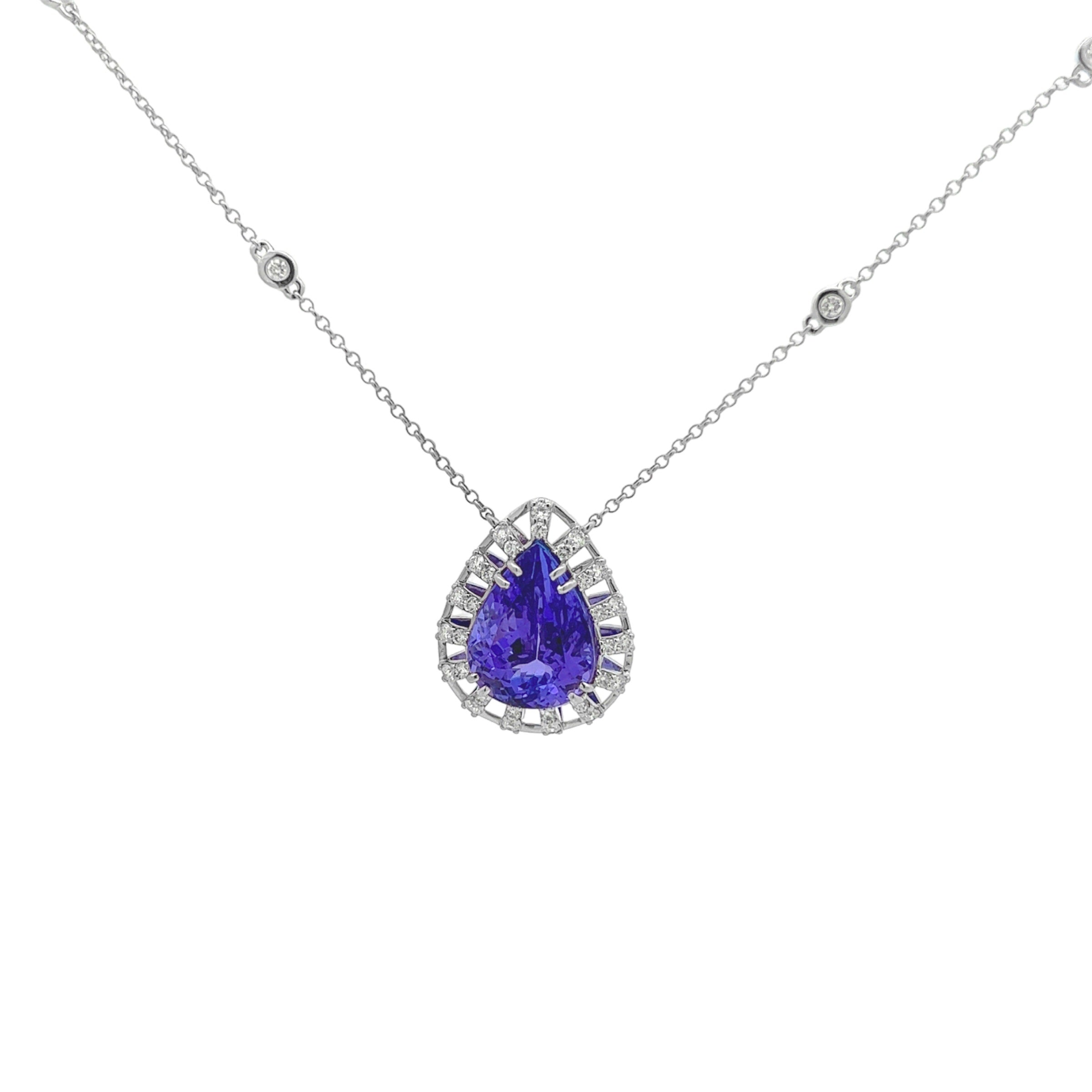 Colar Tanzanita 18K