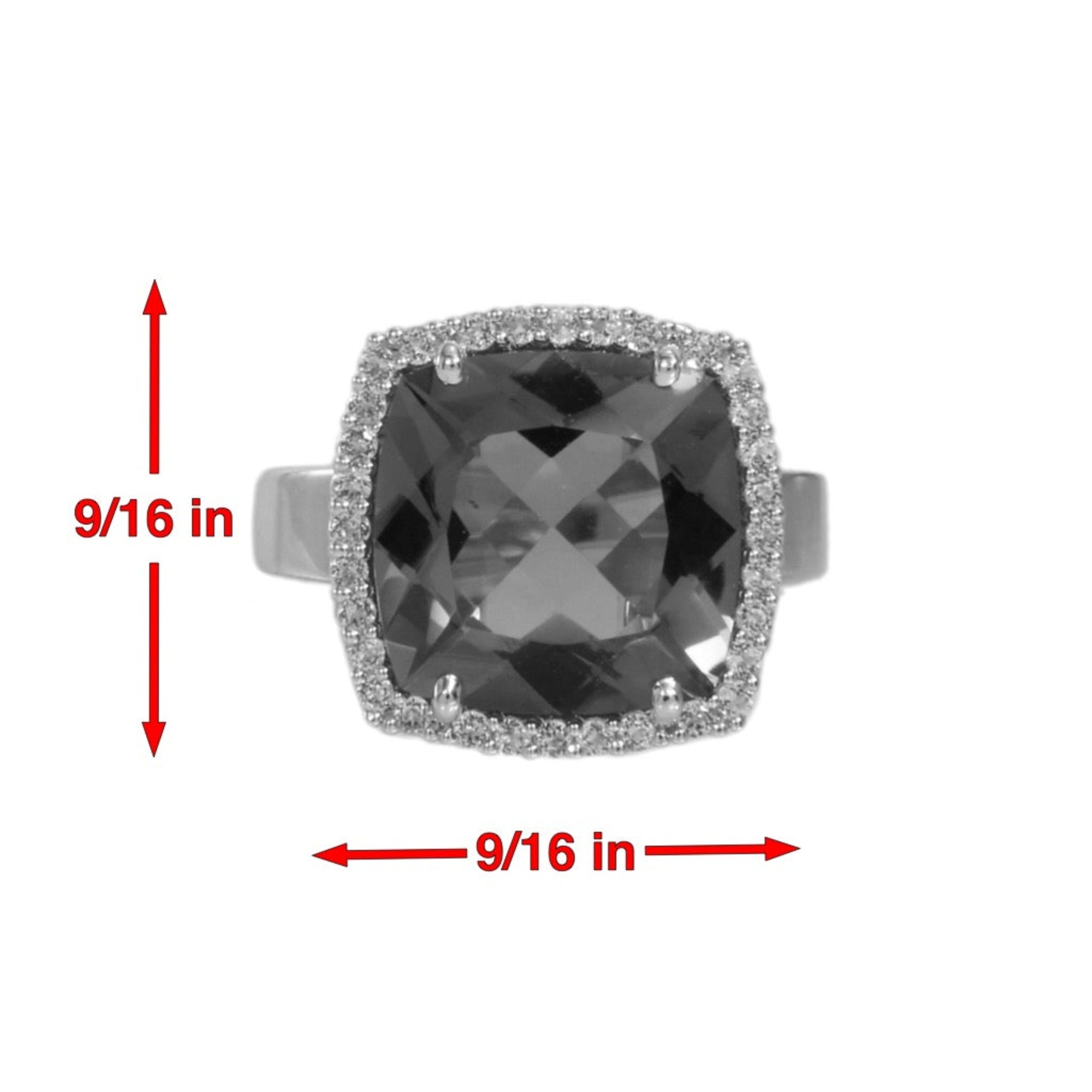 DEUX Ring (1145) - Smoky Quartz / RG