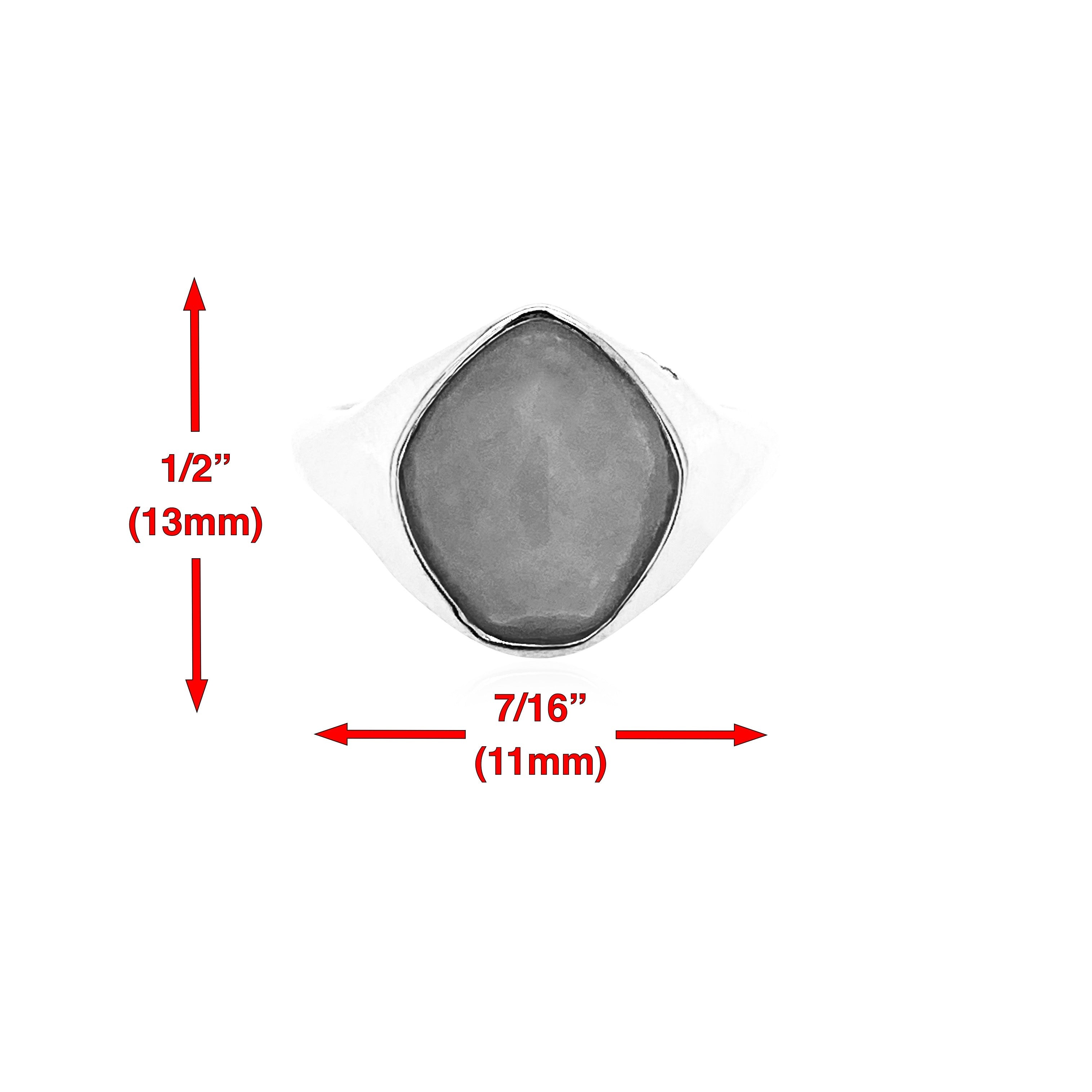 PANORAMA Ring (1260) -  Praziolite / SS