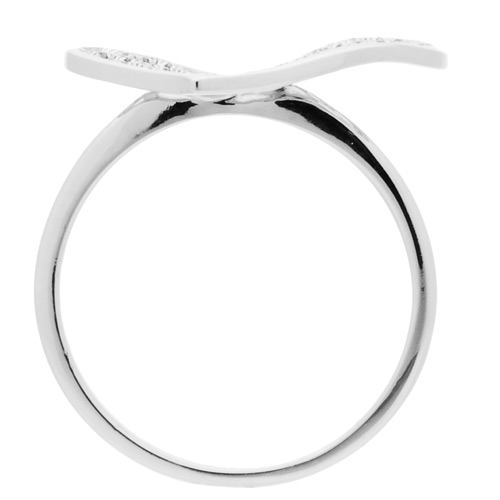 0.20 CARAT ROUND BRILLIANT DIAMOND RING 18KT WHITE GOLD