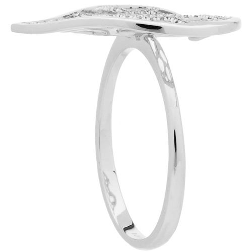 0.20 CARAT ROUND BRILLIANT DIAMOND RING 18KT WHITE GOLD