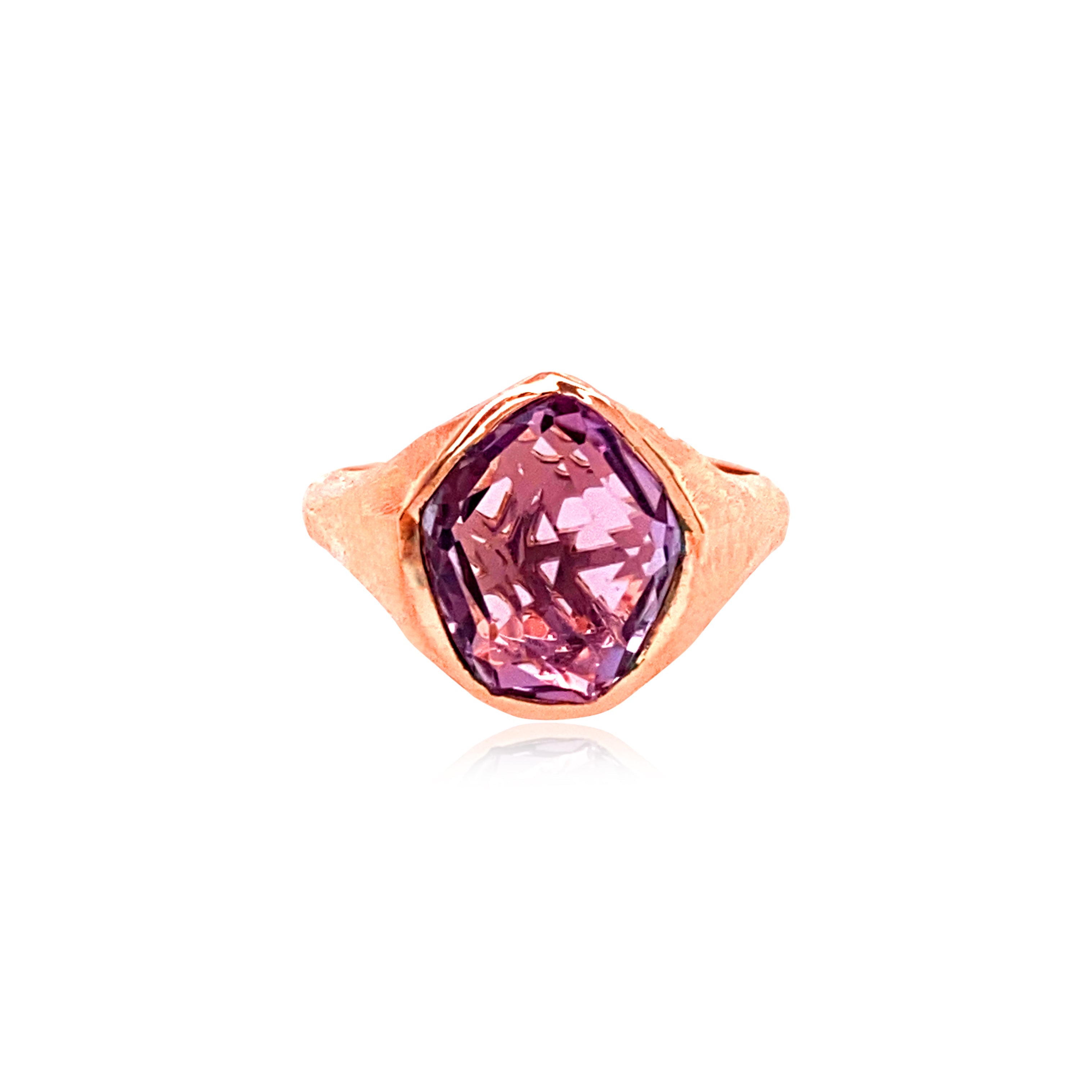 PANORAMA Ring (1260) -  Pink Amethyst / RG