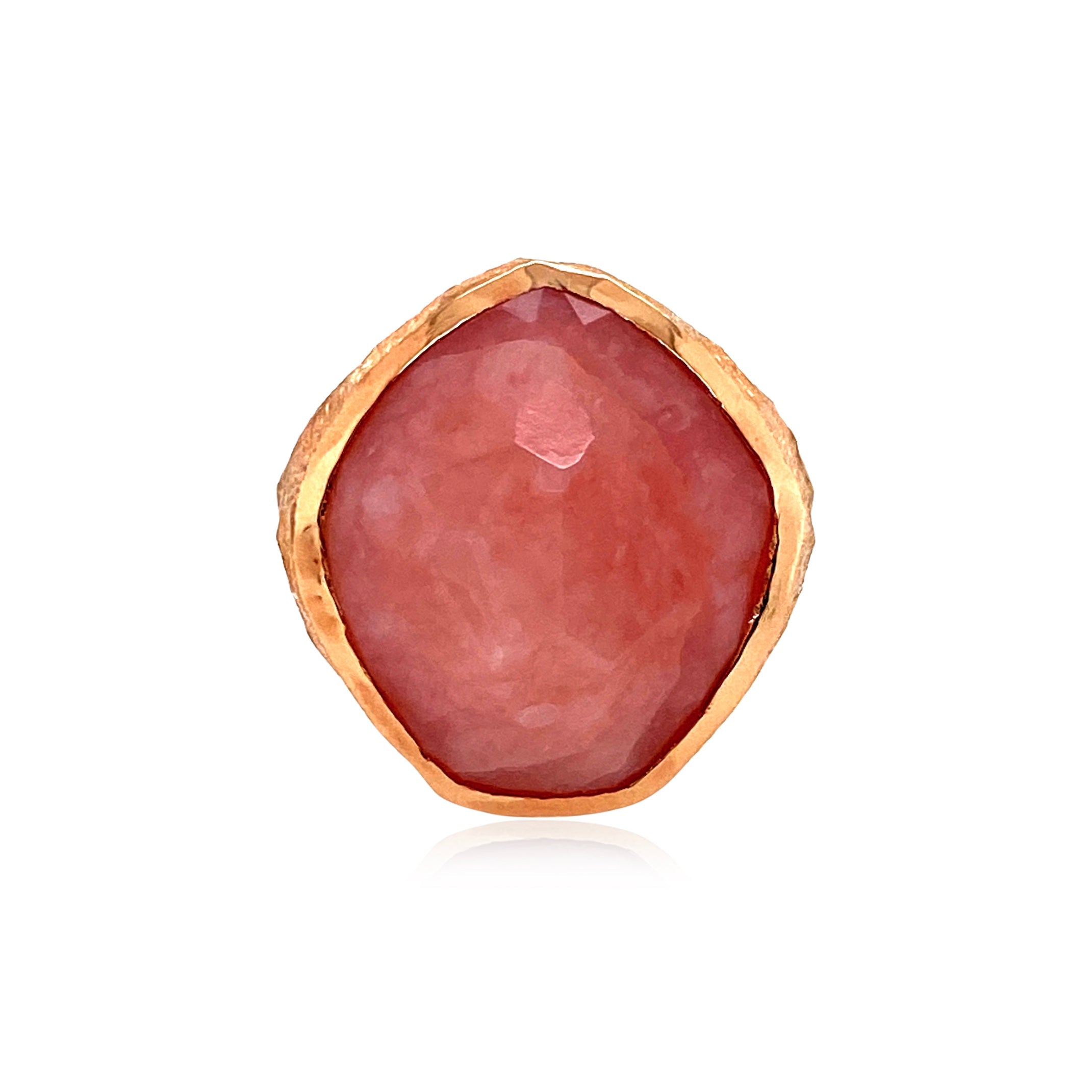 PANORAMA Ring (1260) - Rose Chalcedony / RG