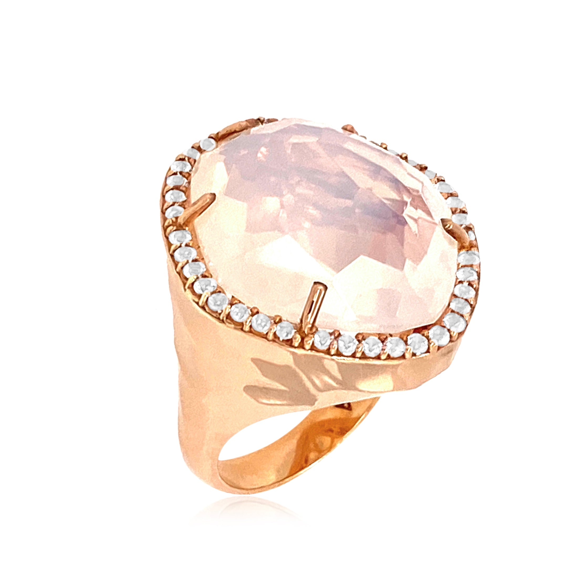 PANORAMA Ring (1260) - Opal Quartz / RG