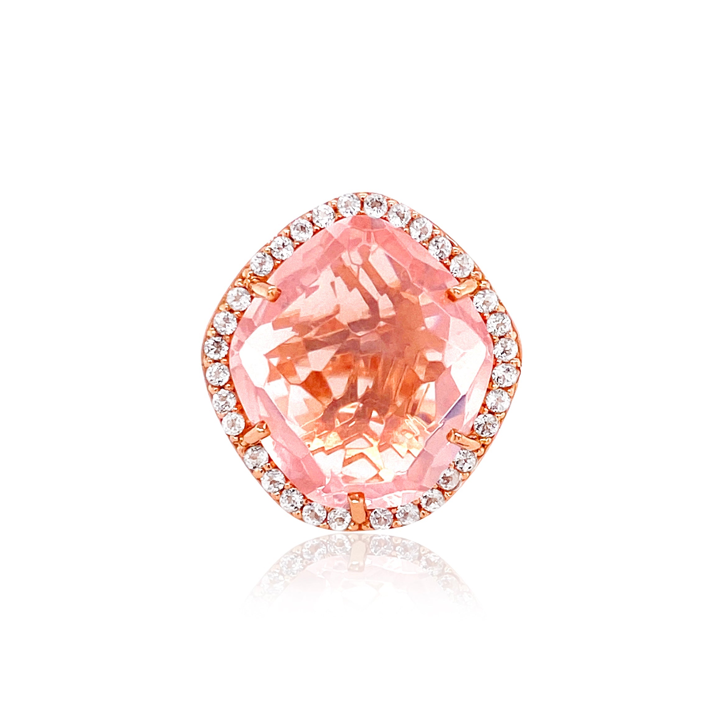 PANORAMA Ring (1260) - Rose Quartz /  RG