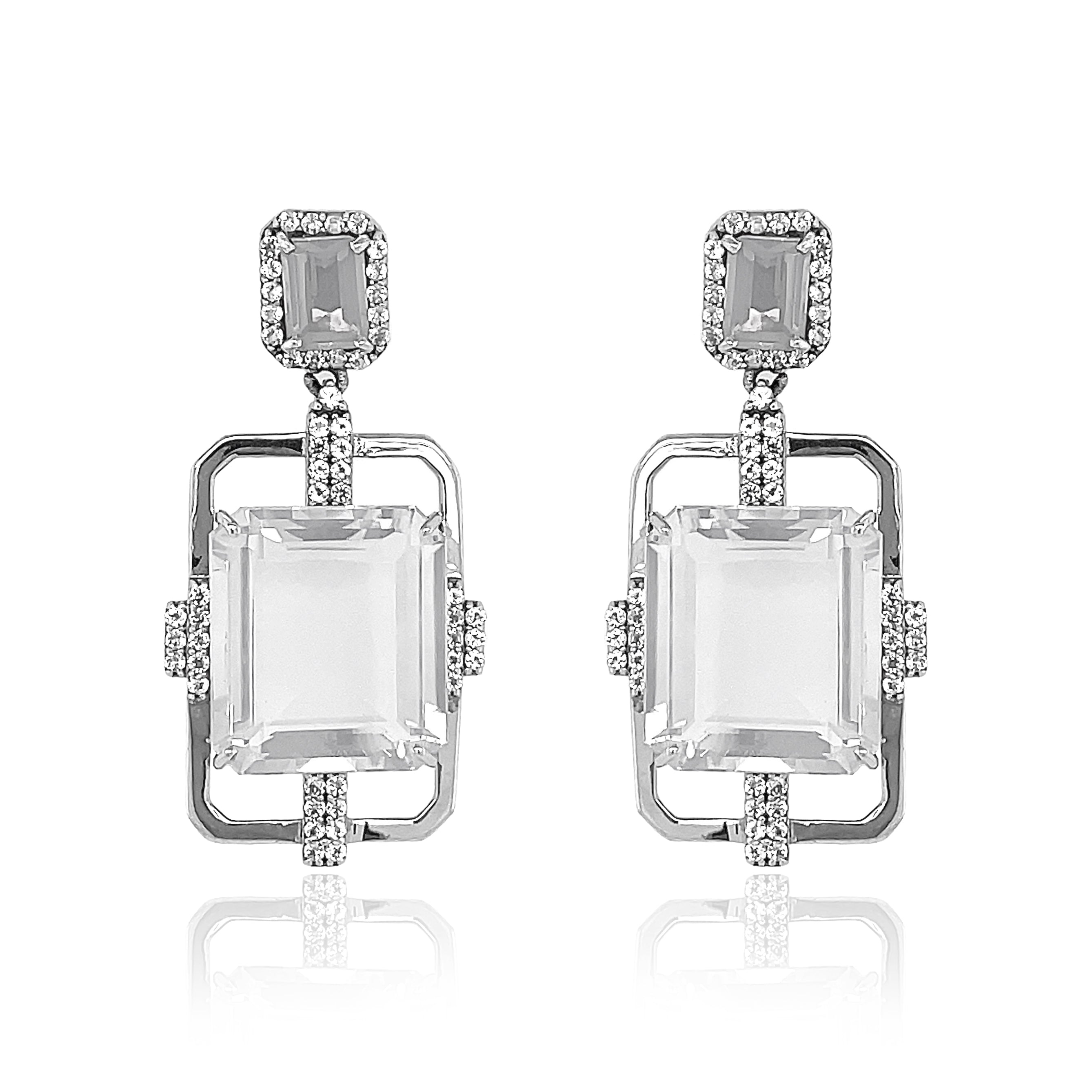 ECLECTIC Earrings (1247) - Crystal / SS