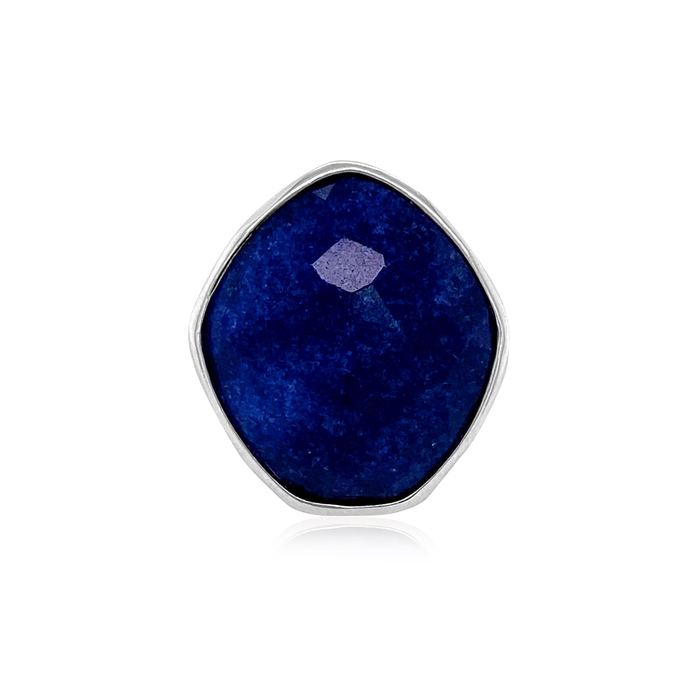 PANORAMA Ring (1260) - Navy Blue Quartz / SS