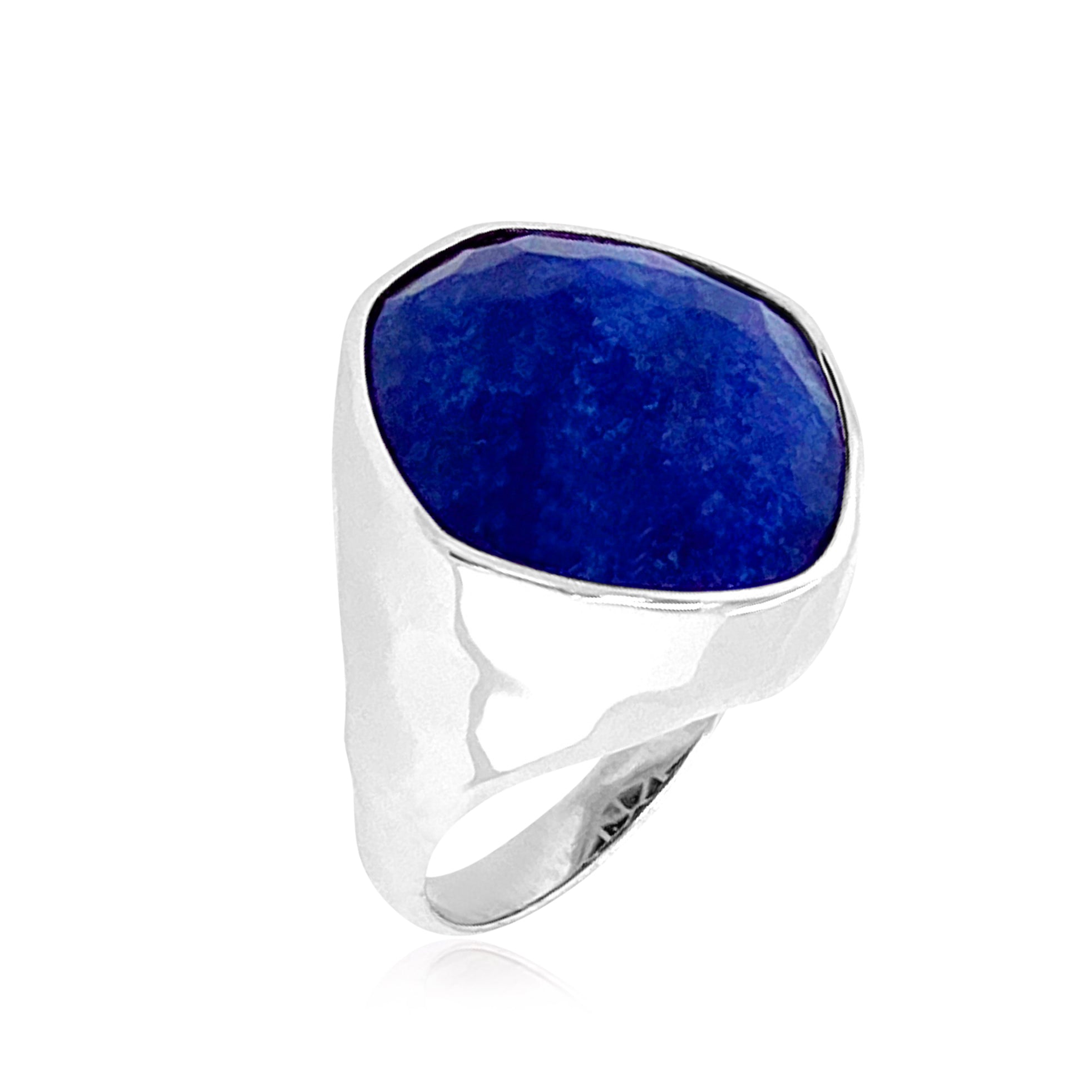 PANORAMA Ring (1260) - Navy Blue Quartz / SS