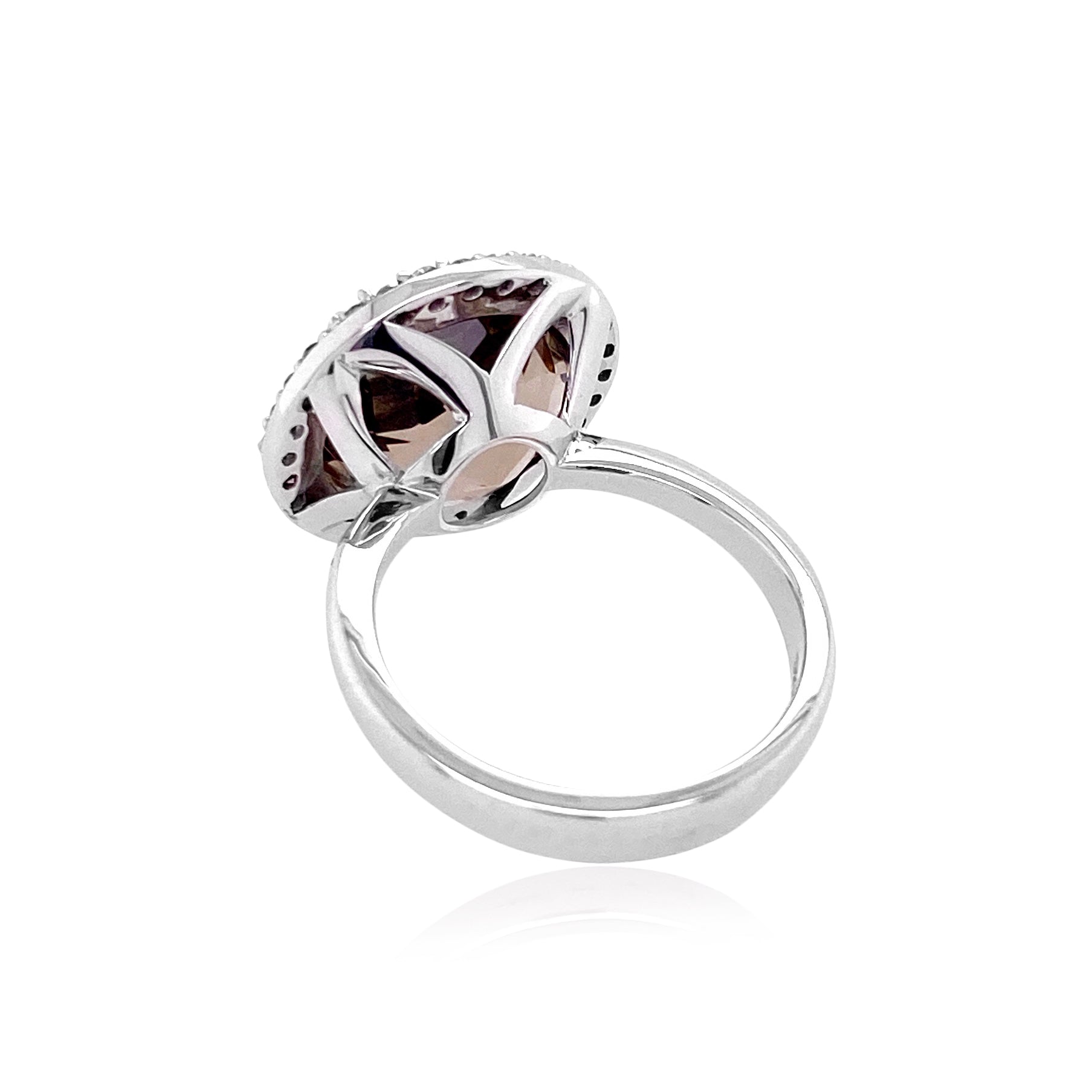 SIGNATURE Ring (1287) - Smoky Quartz / SS