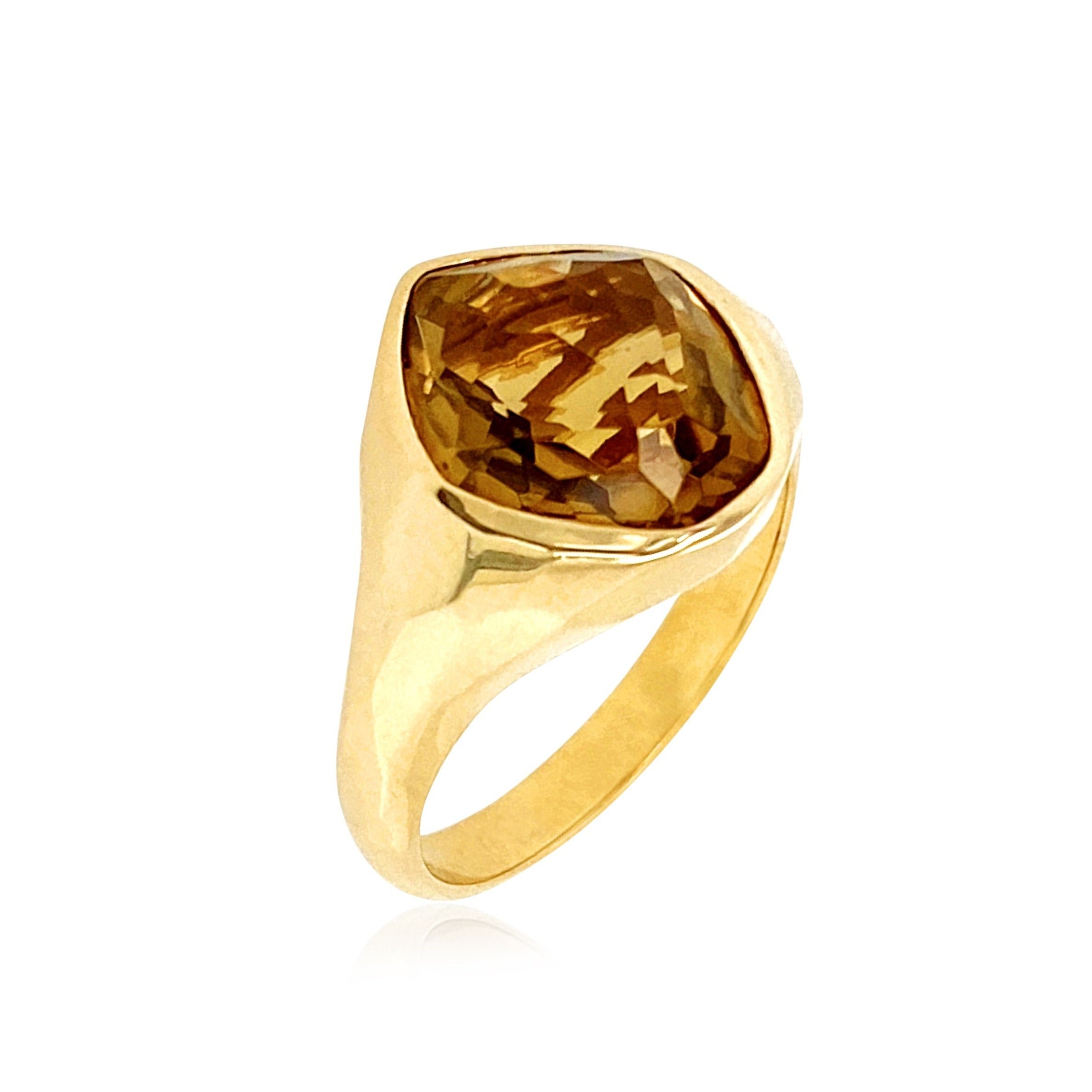 PANORAMA Ring (1260) -  Champagne Citrine / YG