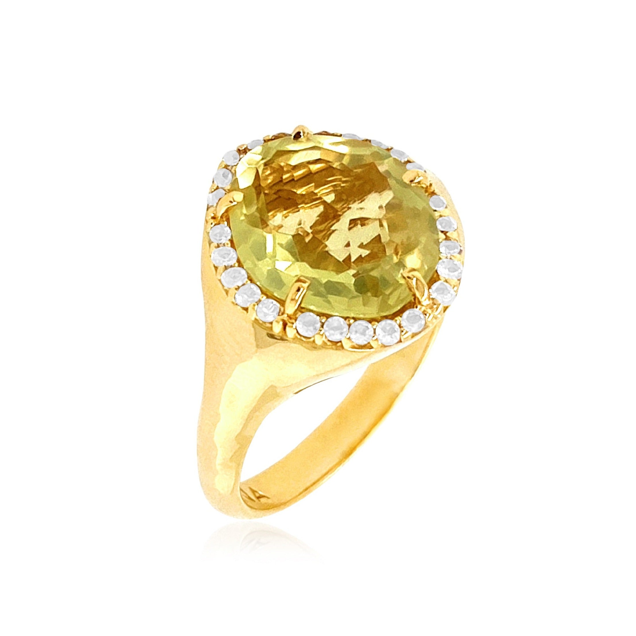 PANORAMA Ring (1260) - Lemon Citrine /  YG