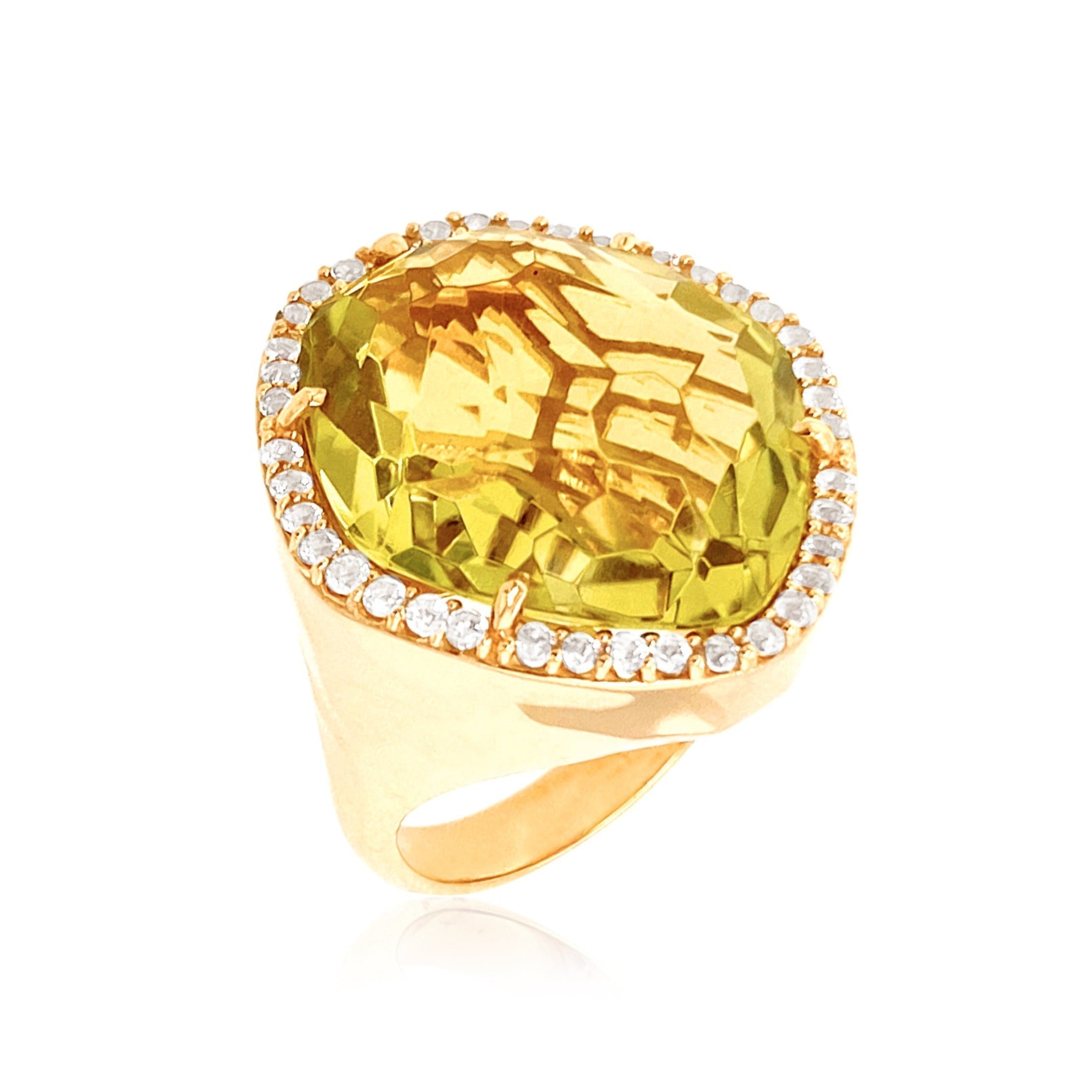 PANORAMA Ring (1260) - Lemon Citrine / YG