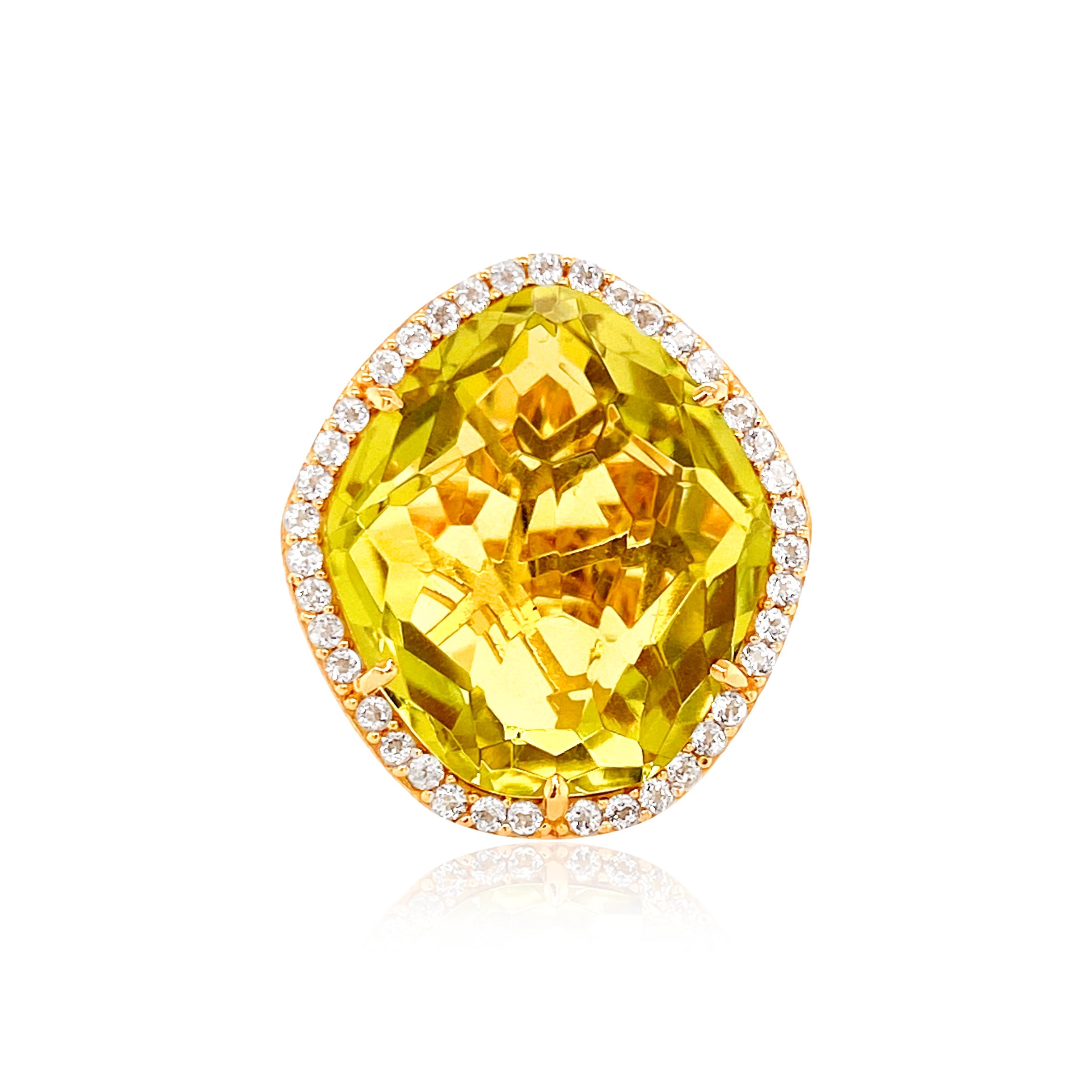 PANORAMA Ring (1260) - Lemon Citrine / YG