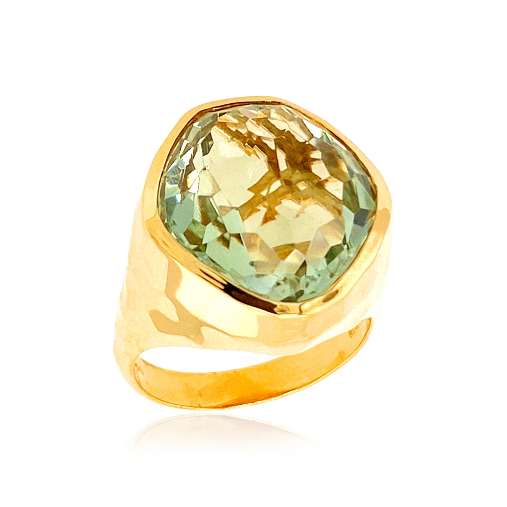 PANORAMA Ring (1260) - Prasiolite / YG