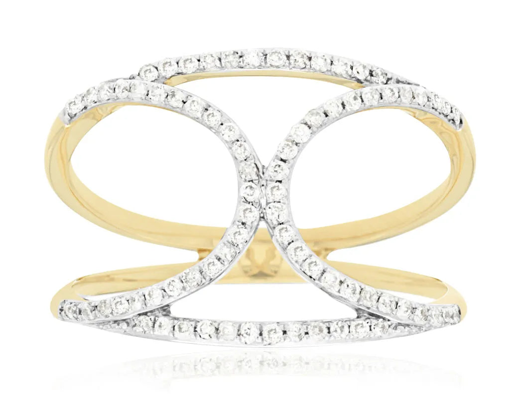 Ring Y. Diamond Gold Royal