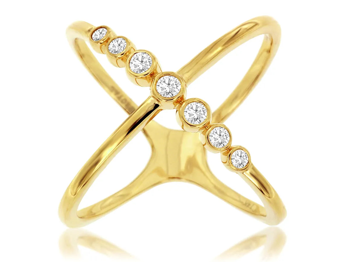 Ring Y. Diamond Gold Royal