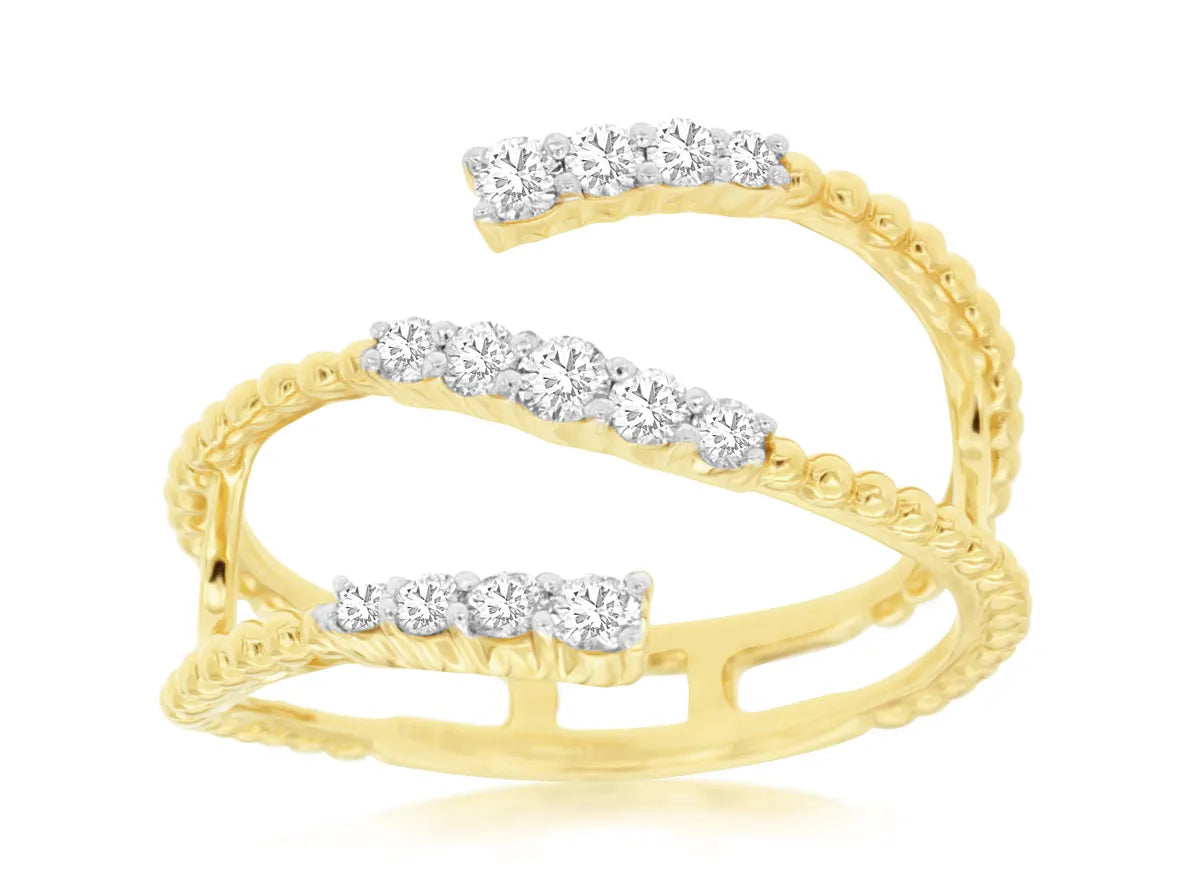 Ring Y. Diamond Gold Royal