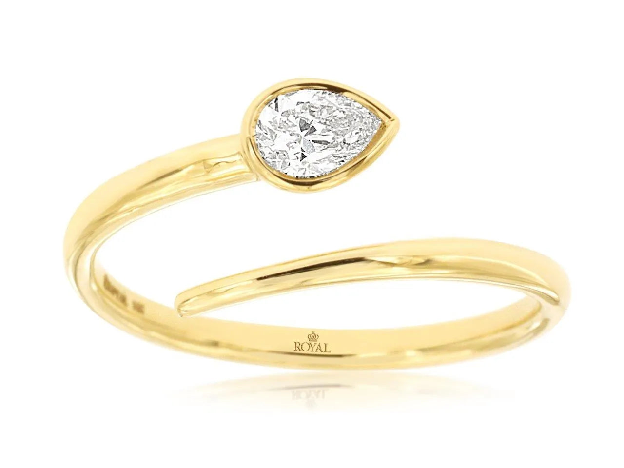 Ring Y. Diamond Gold Royal