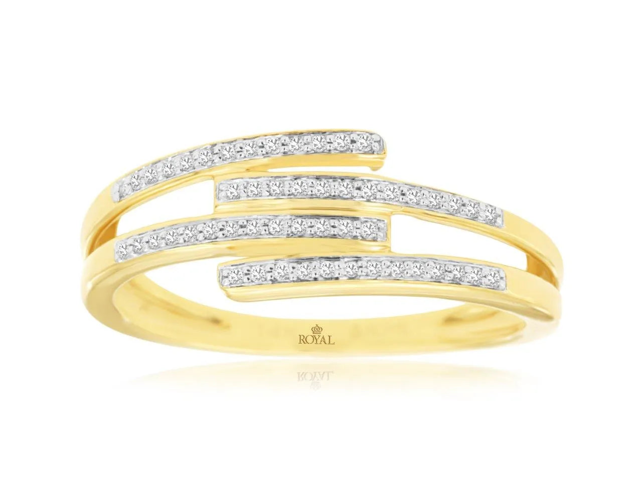 Ring Y. Diamond Gold Royal