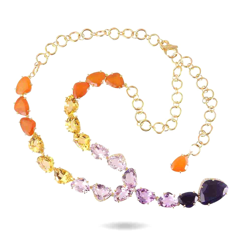 18K Sunset Necklace