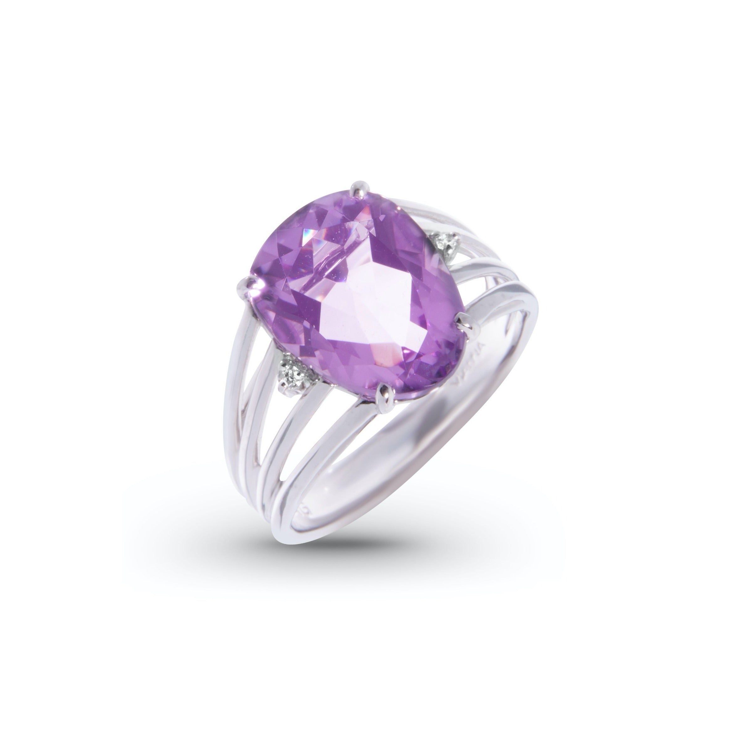 18K Amethyst Ring