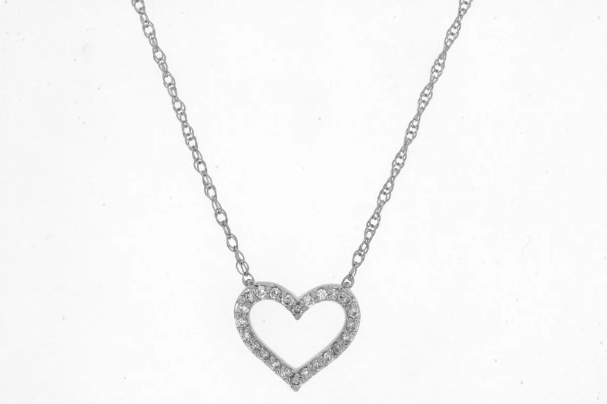 Necklace W. Diamond Royal Heart shape