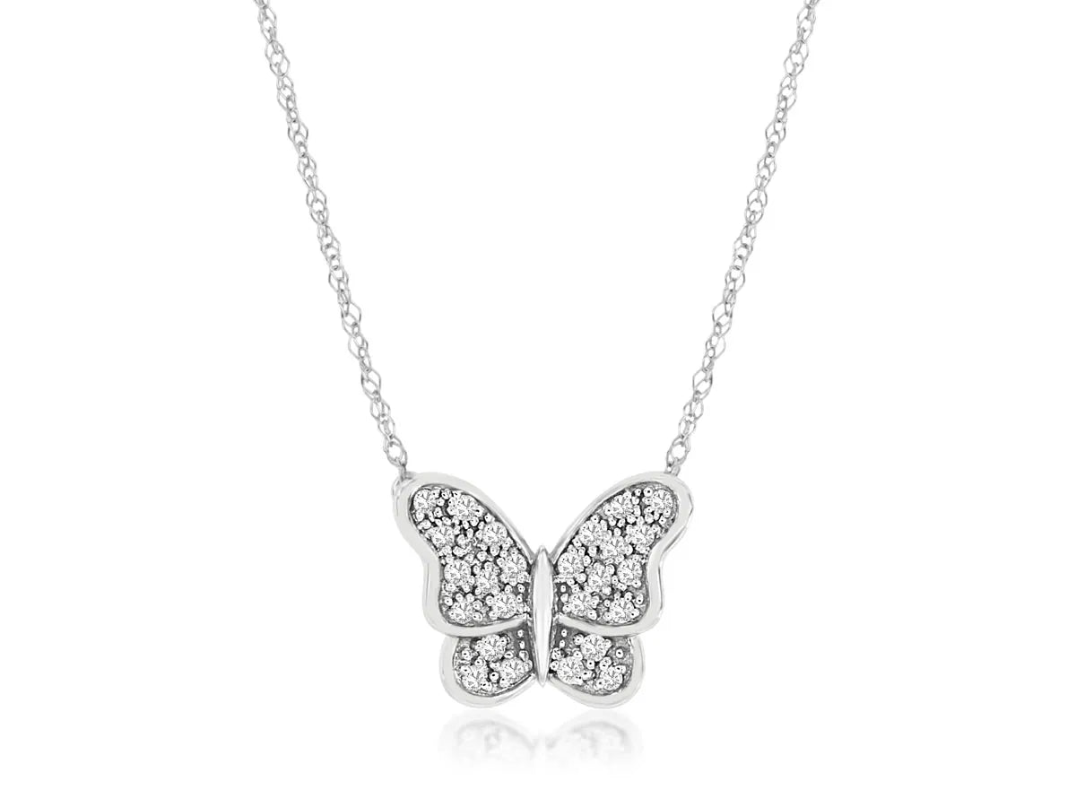 Necklace W. Diamond Royal  Butterfly shape