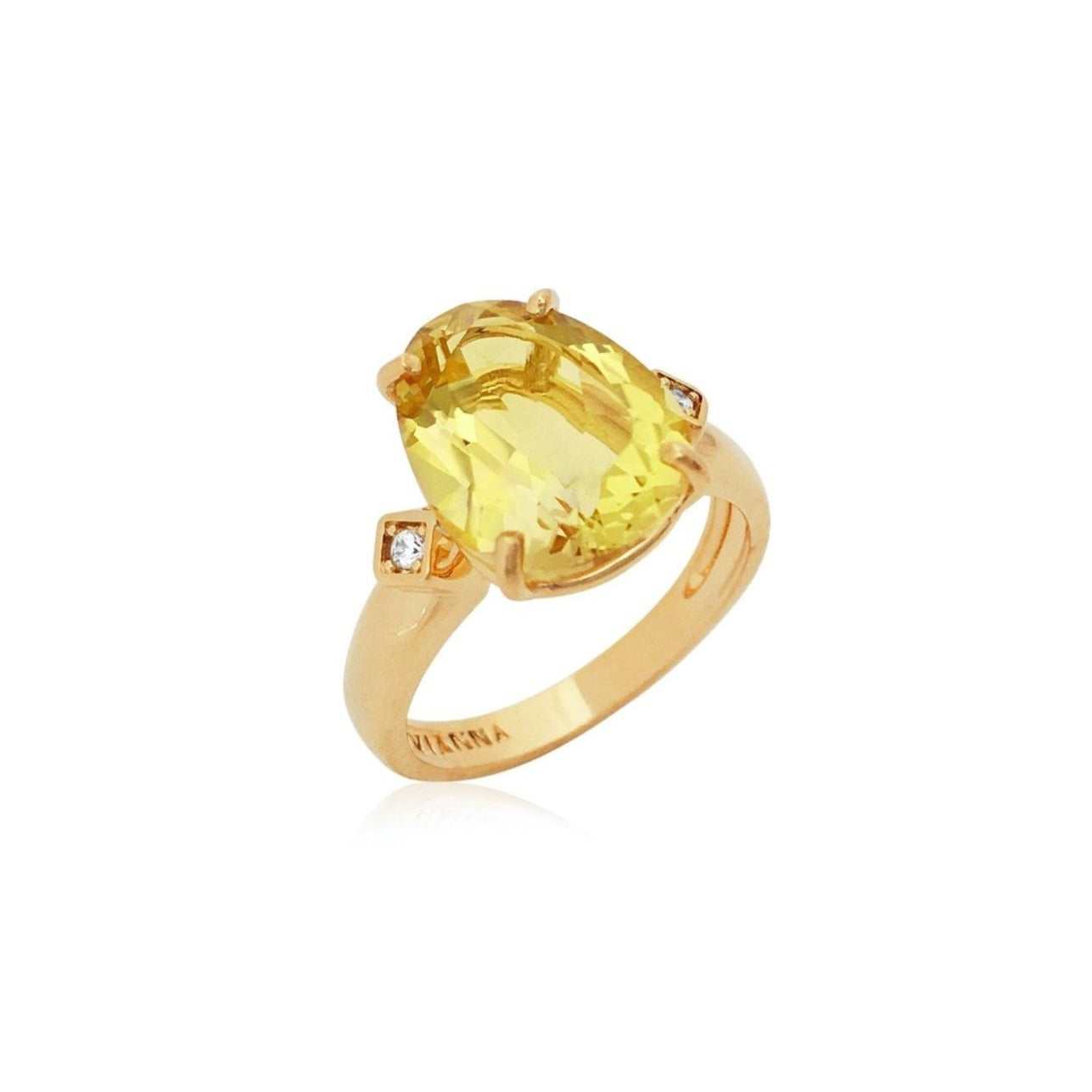 18K NUOVO Ring (1313) - Citrine / YG