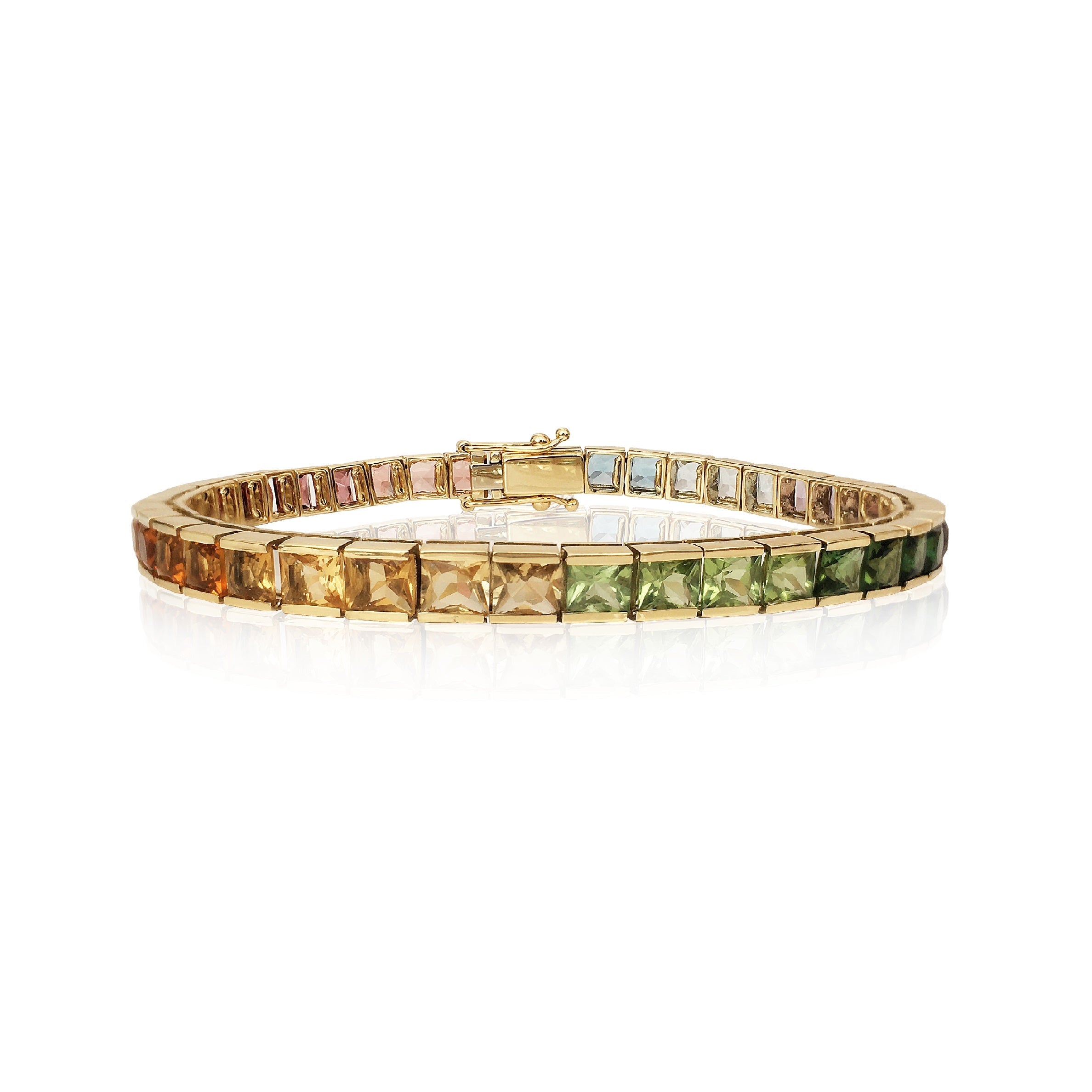 18K Mixed Colors Bracelet