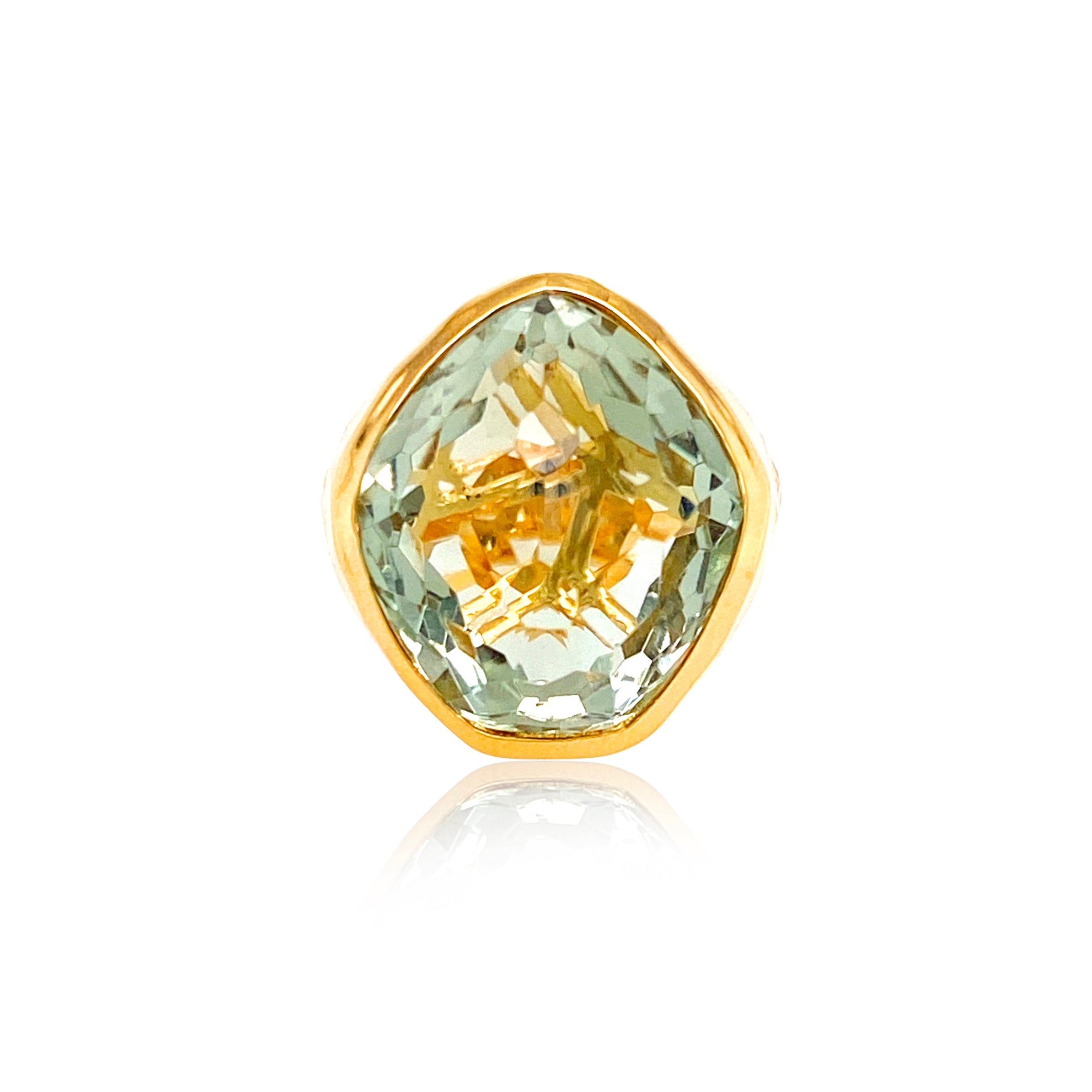 PANORAMA Ring (1260) - Prasiolite / YG