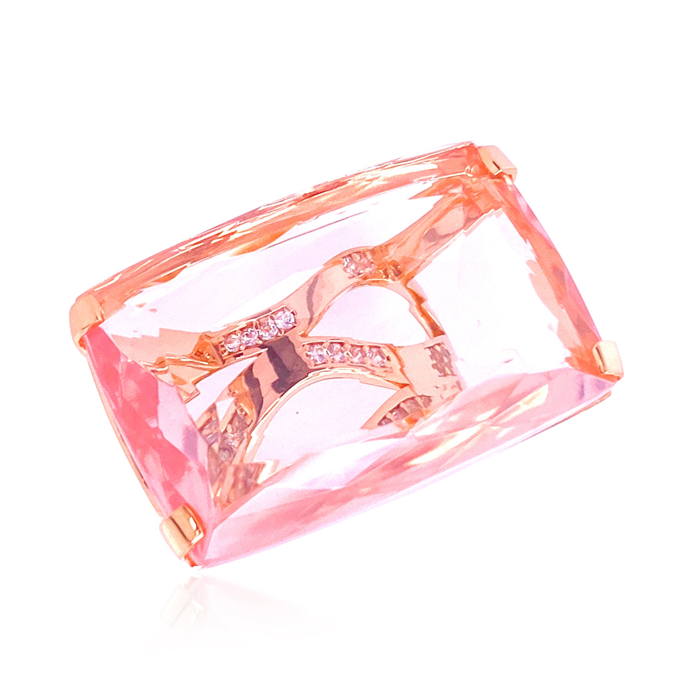 TRANSPARENZA Ring (0777) - Rose Quartz / RG