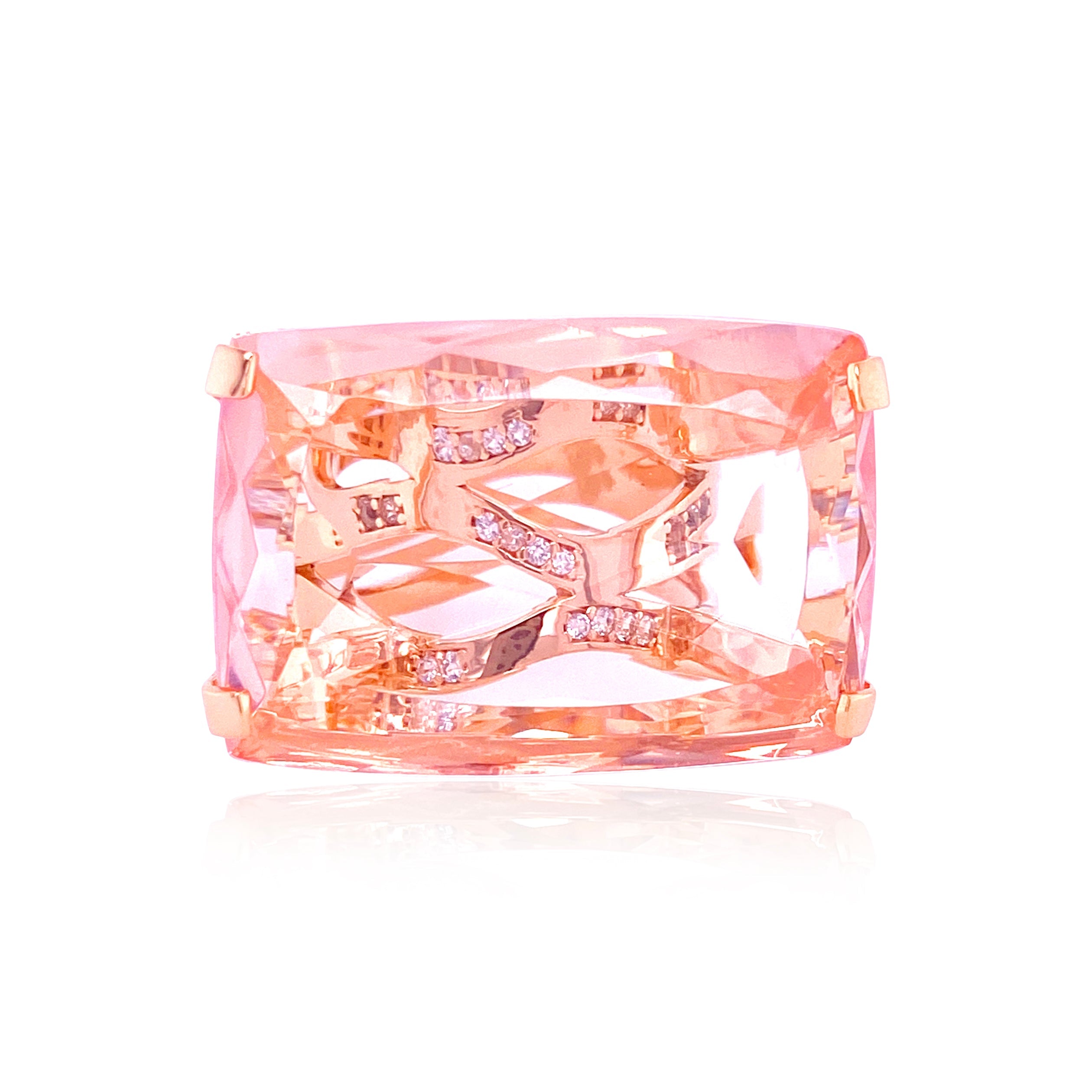 TRANSPARENZA Ring (0777) - Rose Quartz / RG