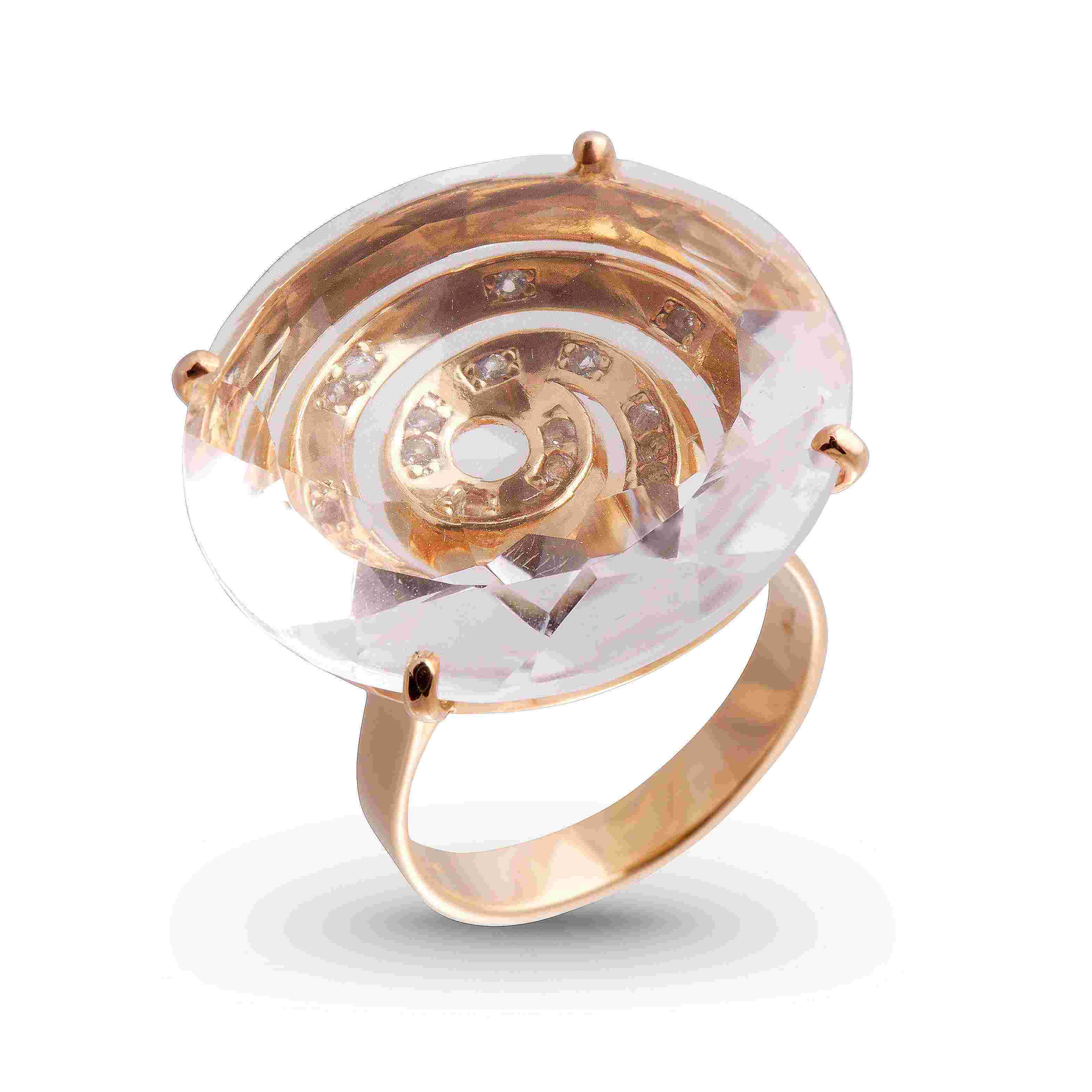 TRANSPARENZA Ring (0839) - Crystal / RG