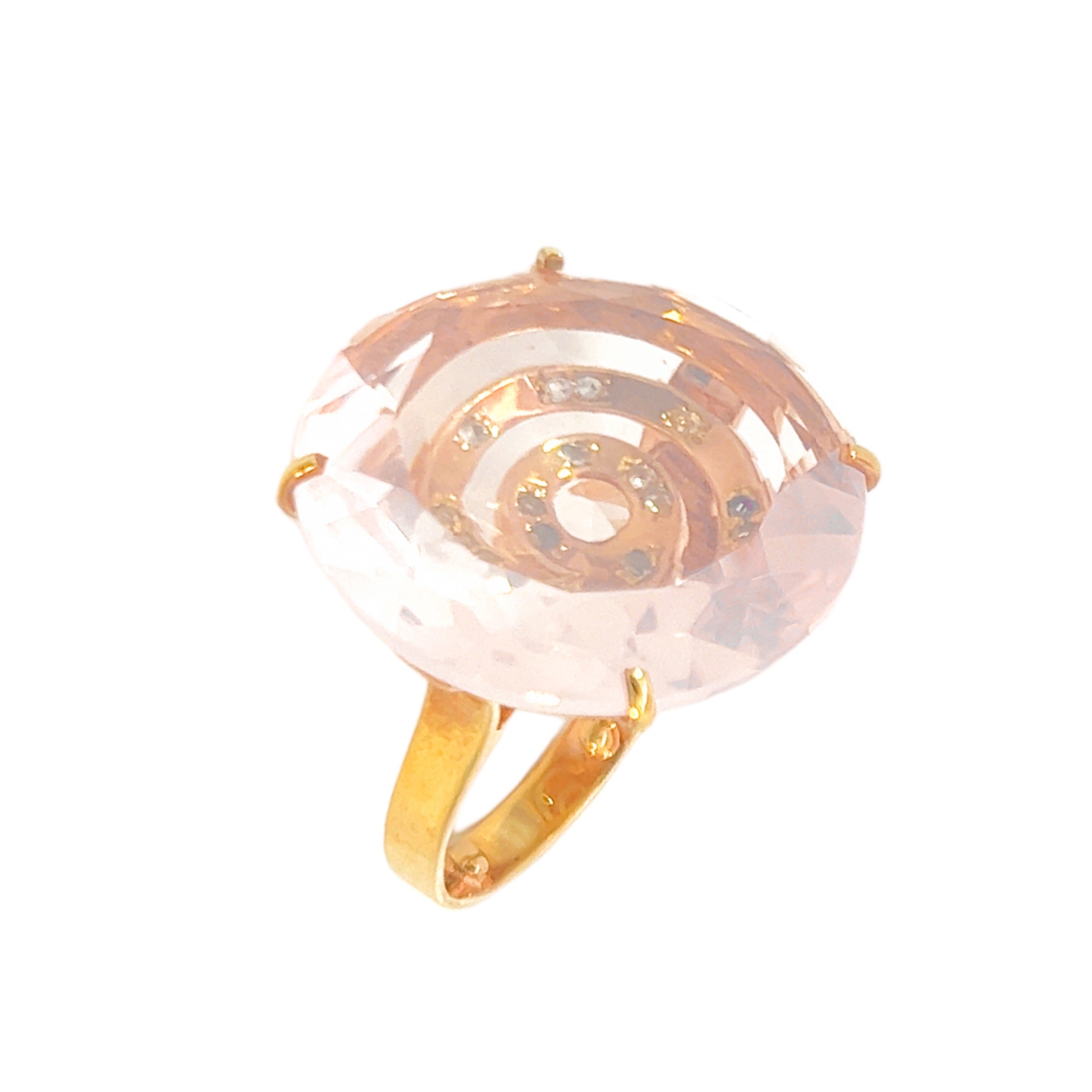 TRANSPARENZA Ring (0839) - Rose Quartz / RG