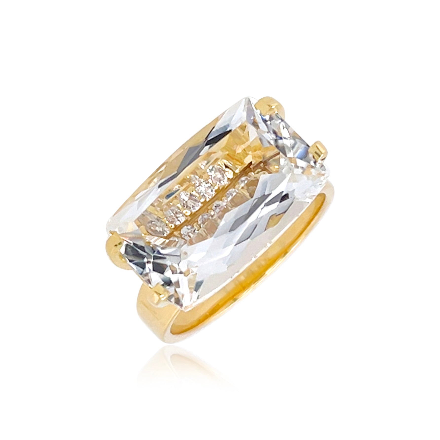 TRANSPARENZA Ring (0890) - Crystal / RG