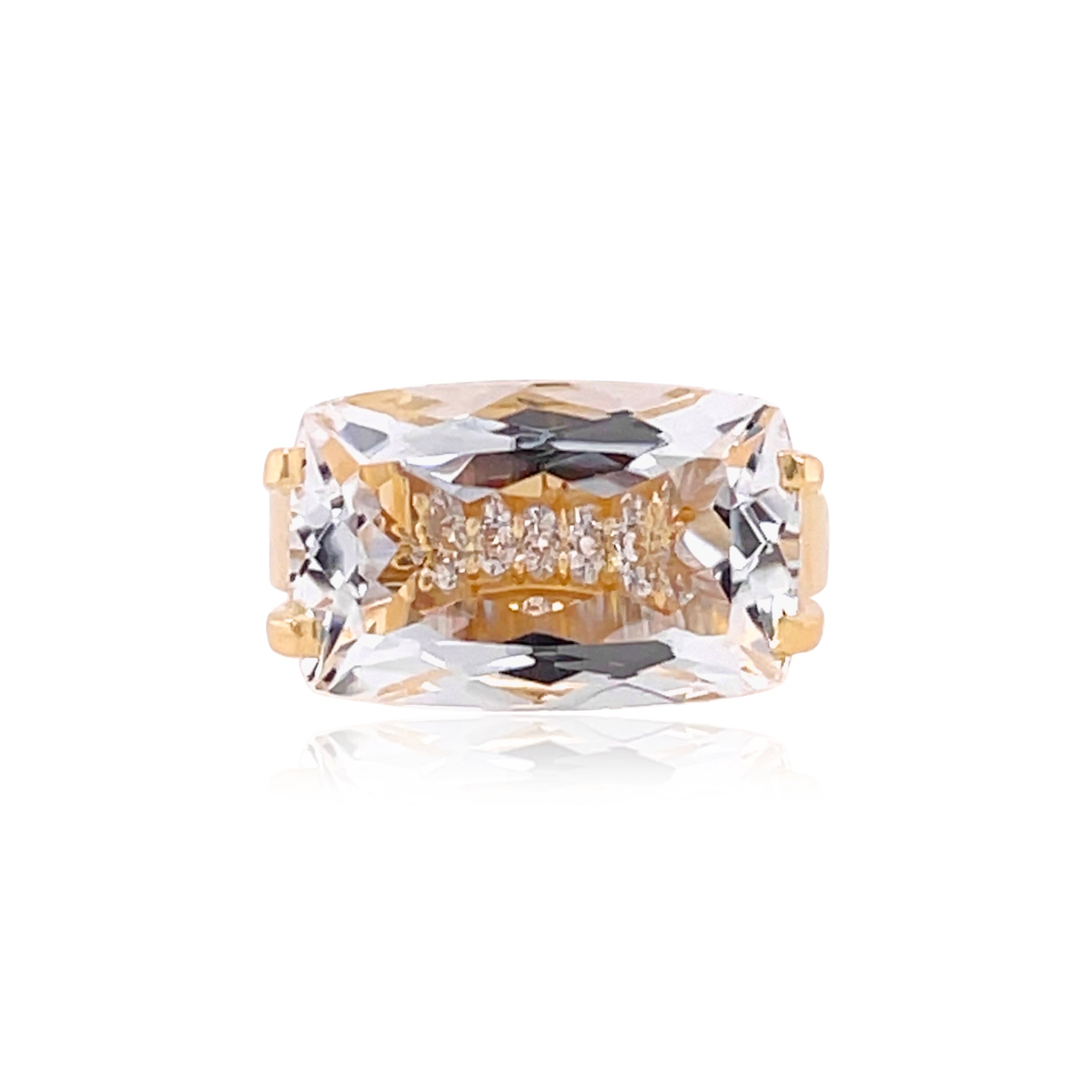 TRANSPARENZA Ring (0890) - Crystal / RG