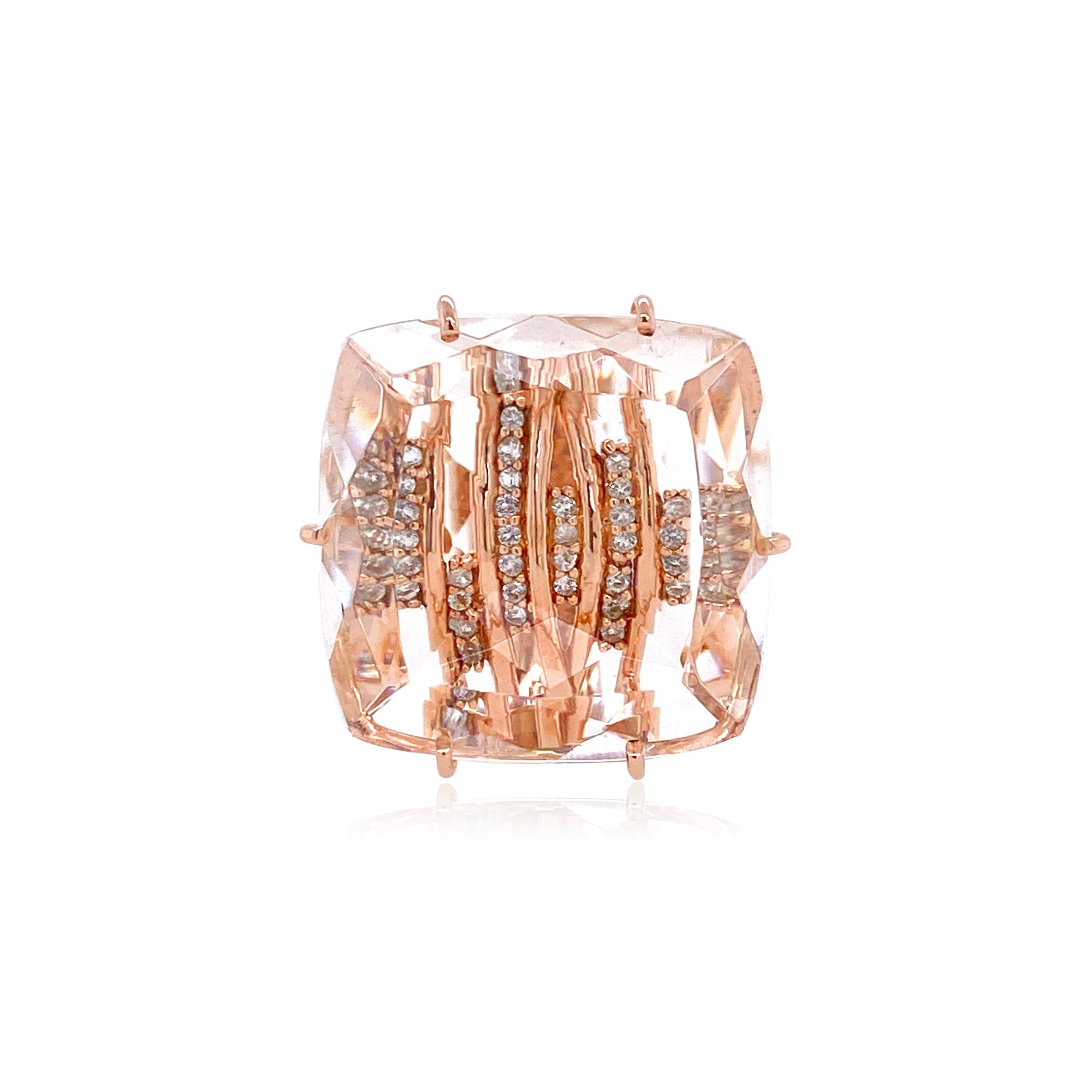 TRANSPARENZA Ring (1052) - Crystal / RG