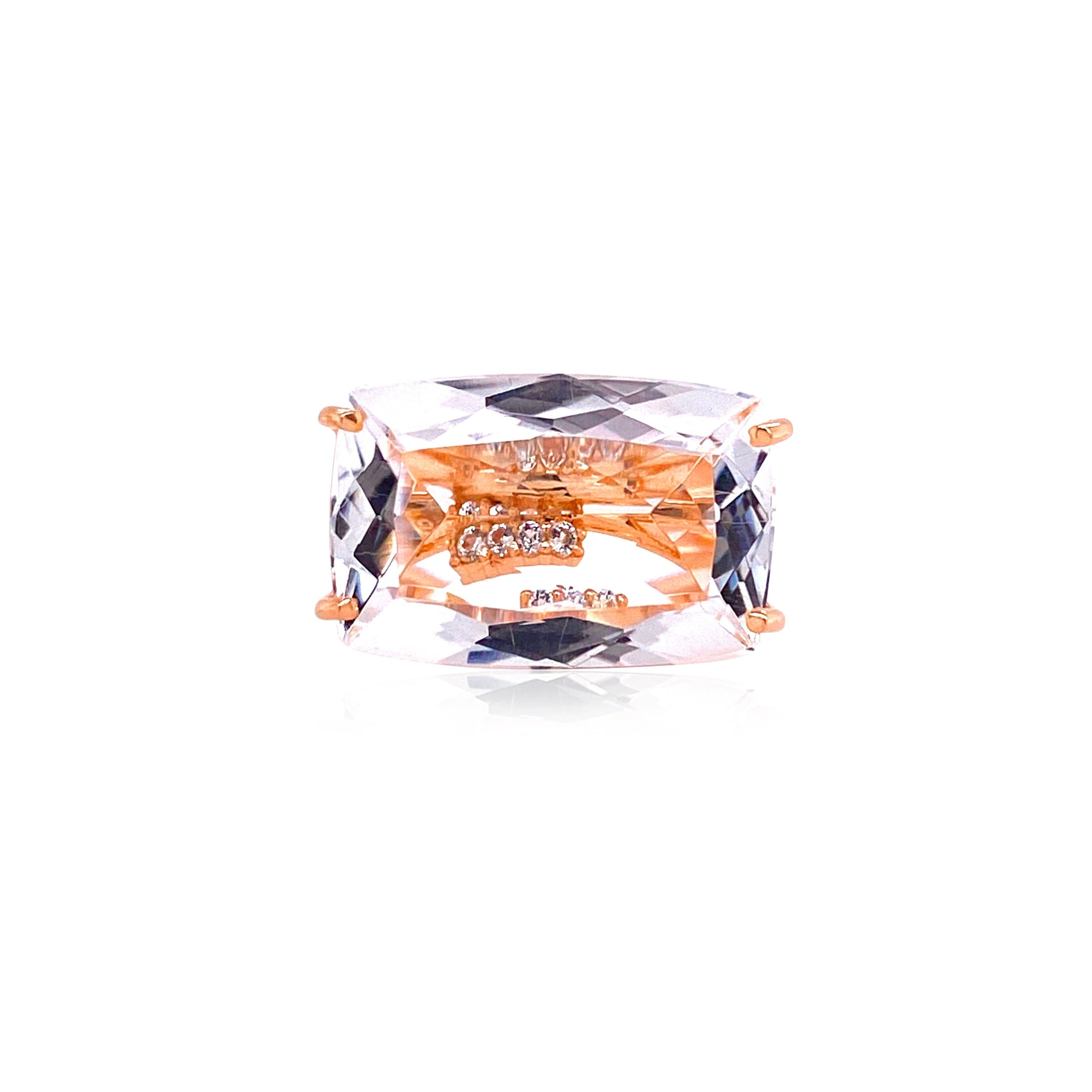 TRANSPARENZA Ring (1052) - Crystal / RG