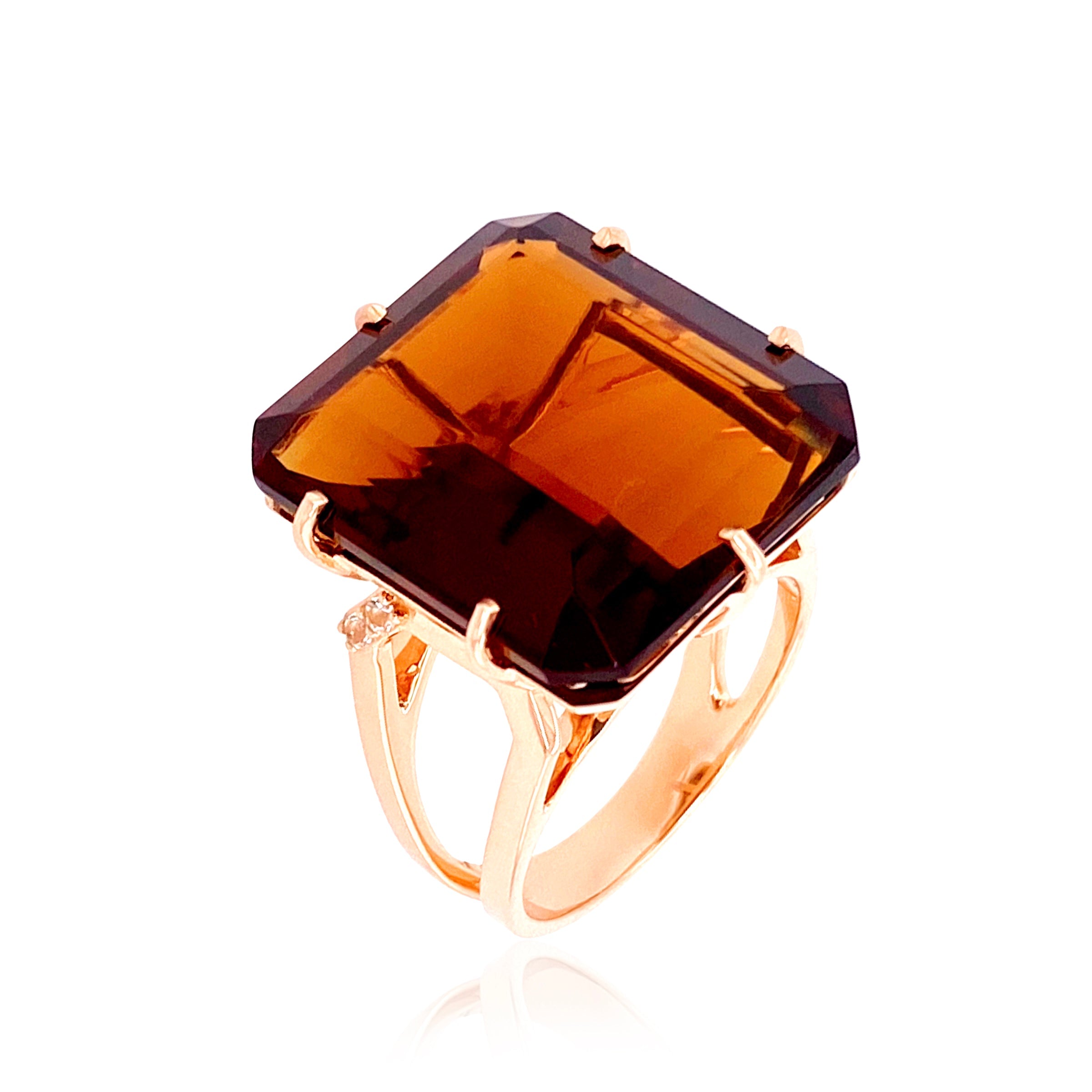 COLUNA Ring (1156) - Whisky Citrine / RG