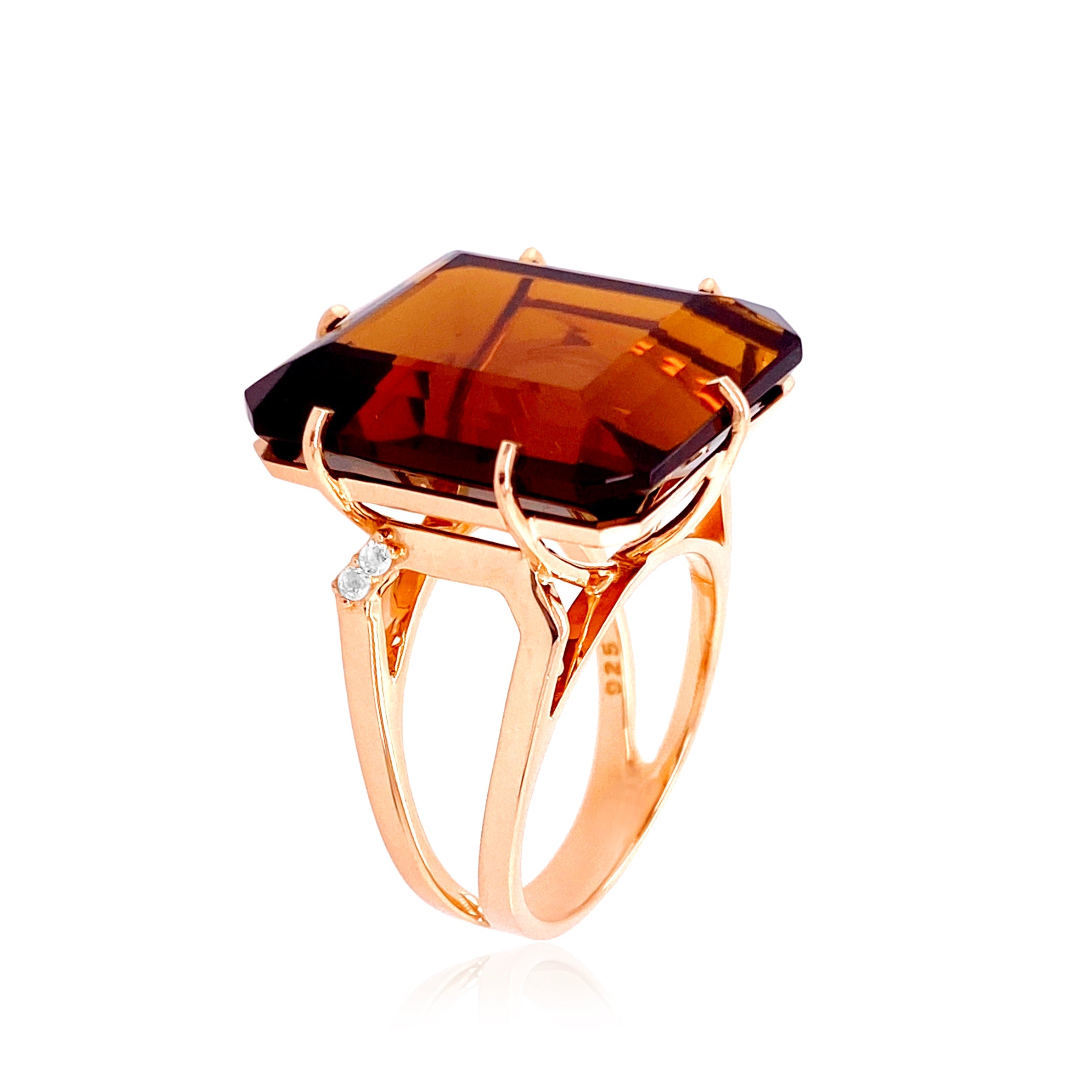 COLUNA Ring (1156) - Whisky Citrine / RG