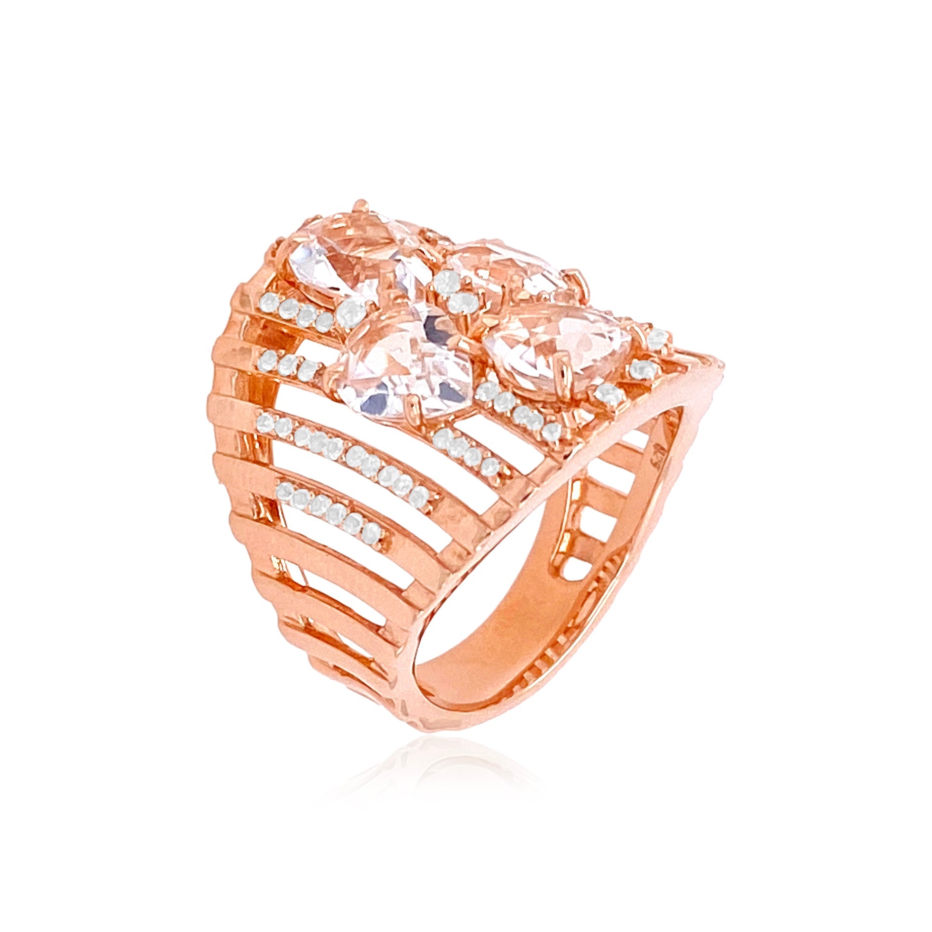 VILLA RICA Ring (1213) - Crystal / RG