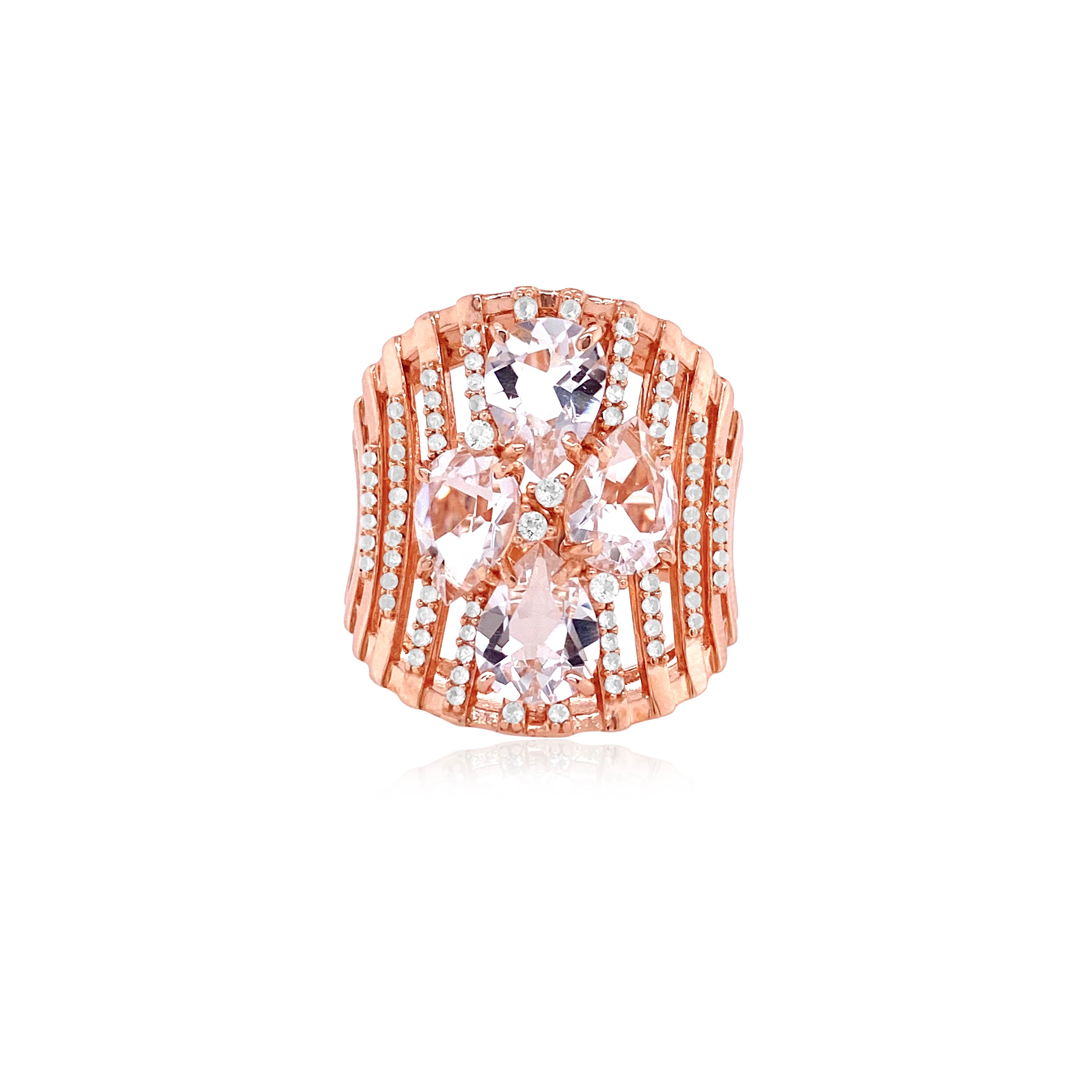 VILLA RICA Ring (1213) - Crystal / RG