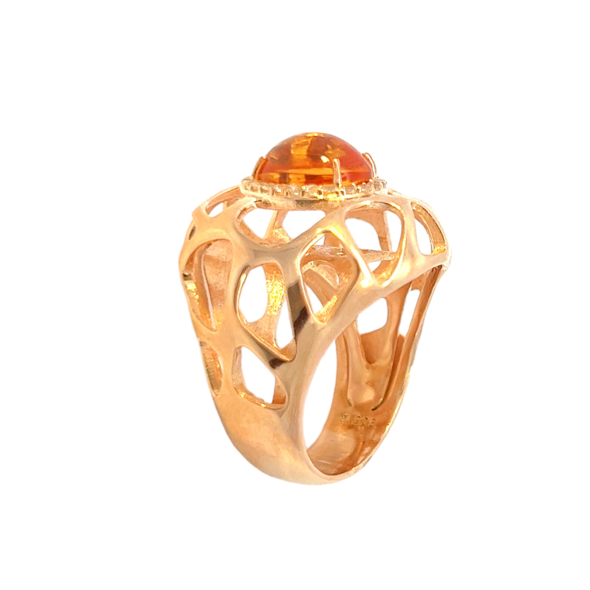 PULSE Ring (1286) - Citrine / RG