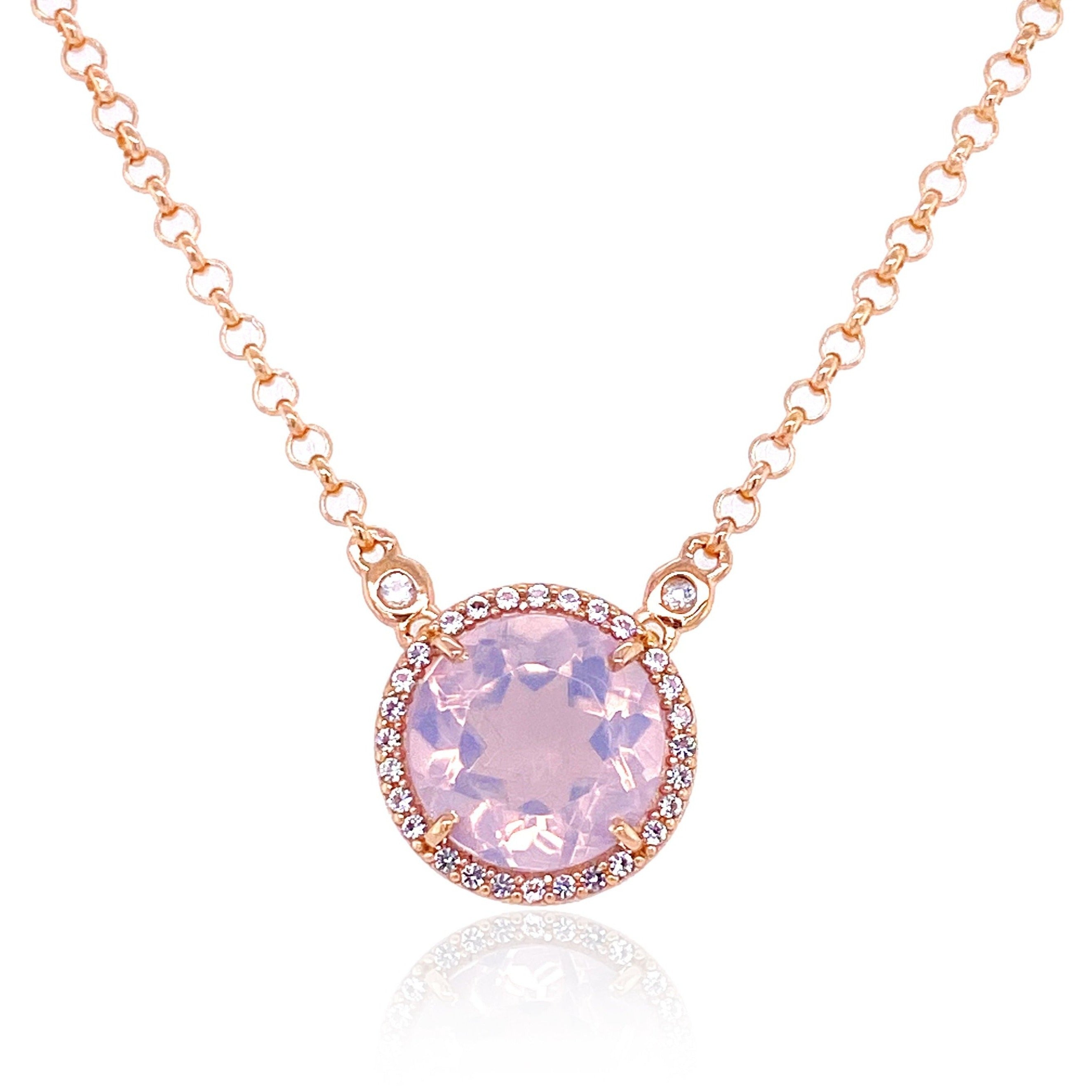 SIGNATURE Necklace (1287) - Lilac Opal Amethyst / RG