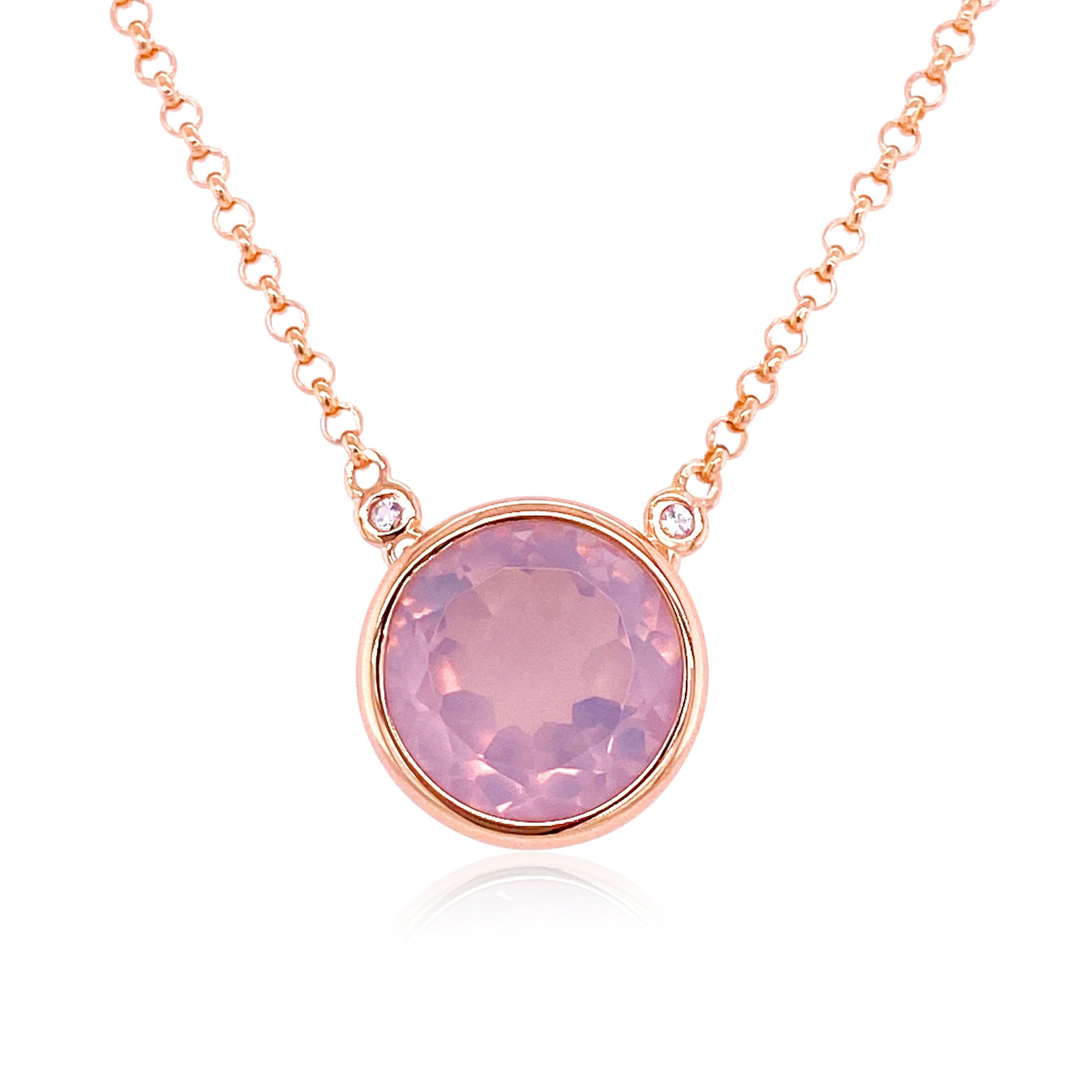 SIGNATURE Necklace (1287) - Lilac Opal Amethyst / RG