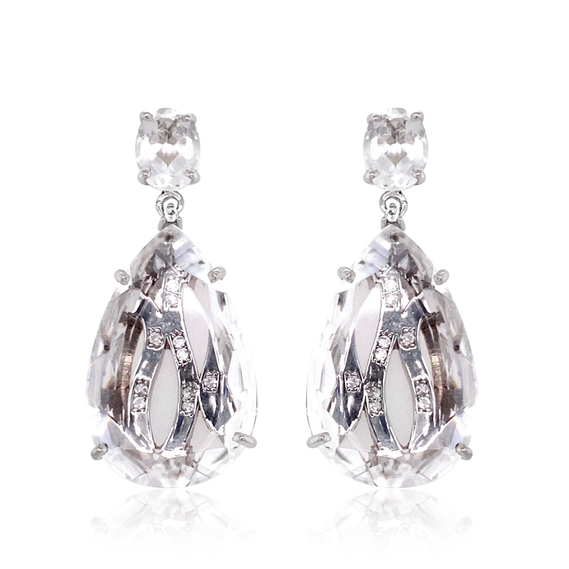 TRANSPARENZA Earrings (0777) - Crystal / SS