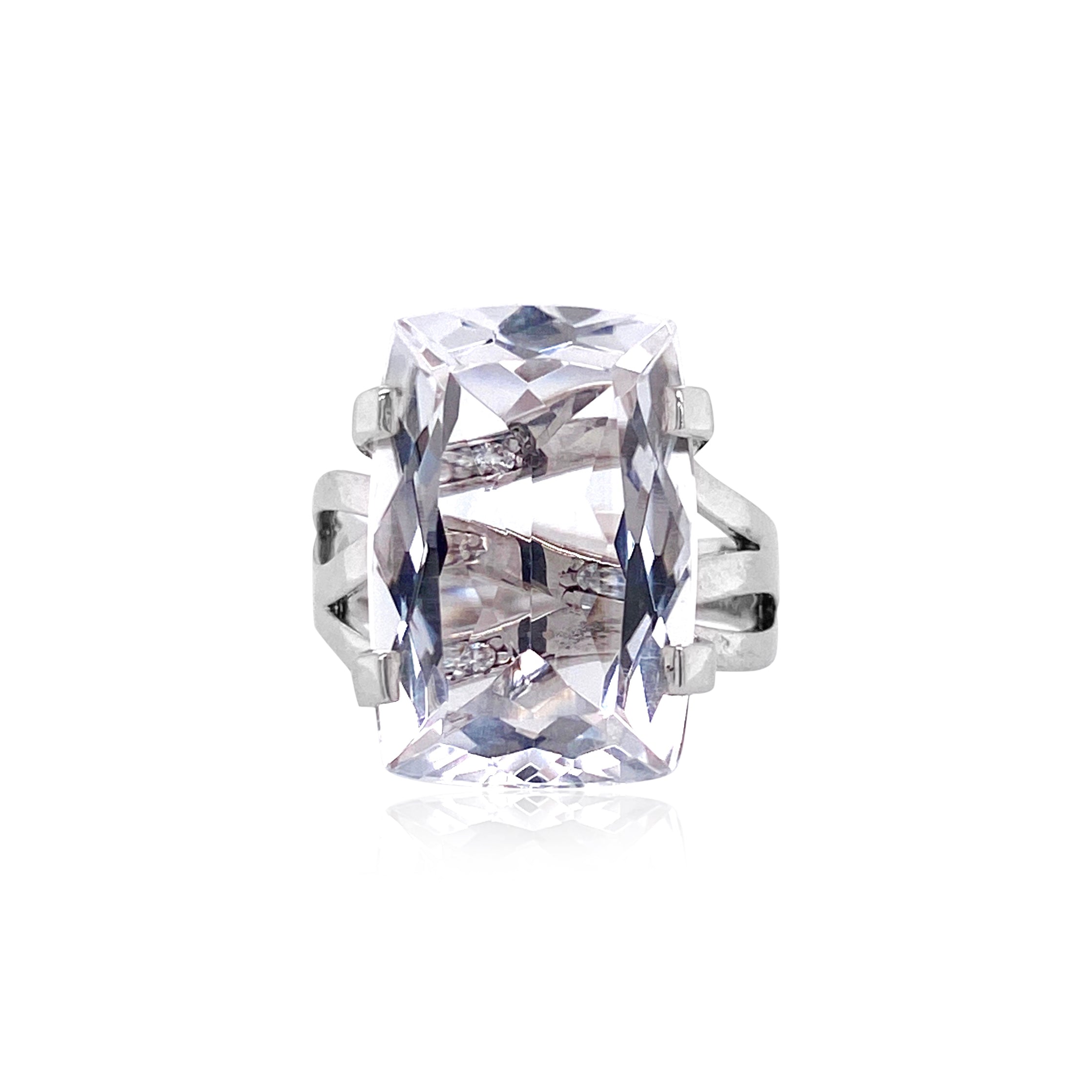 TRANSPARENZA Ring (0777) - Crystal / SS