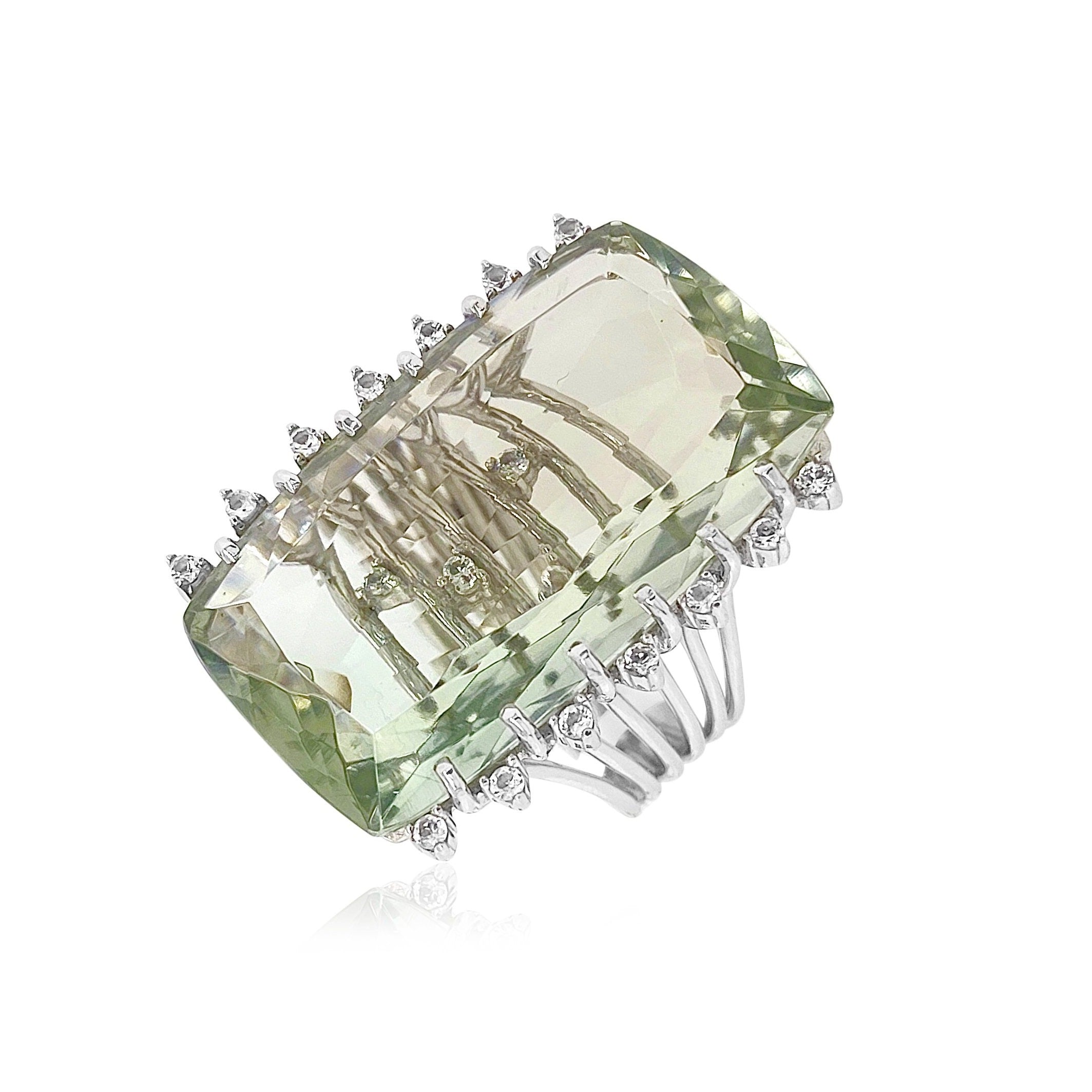 TRANSPARENZA Ring (0802) - Praziolite / SS