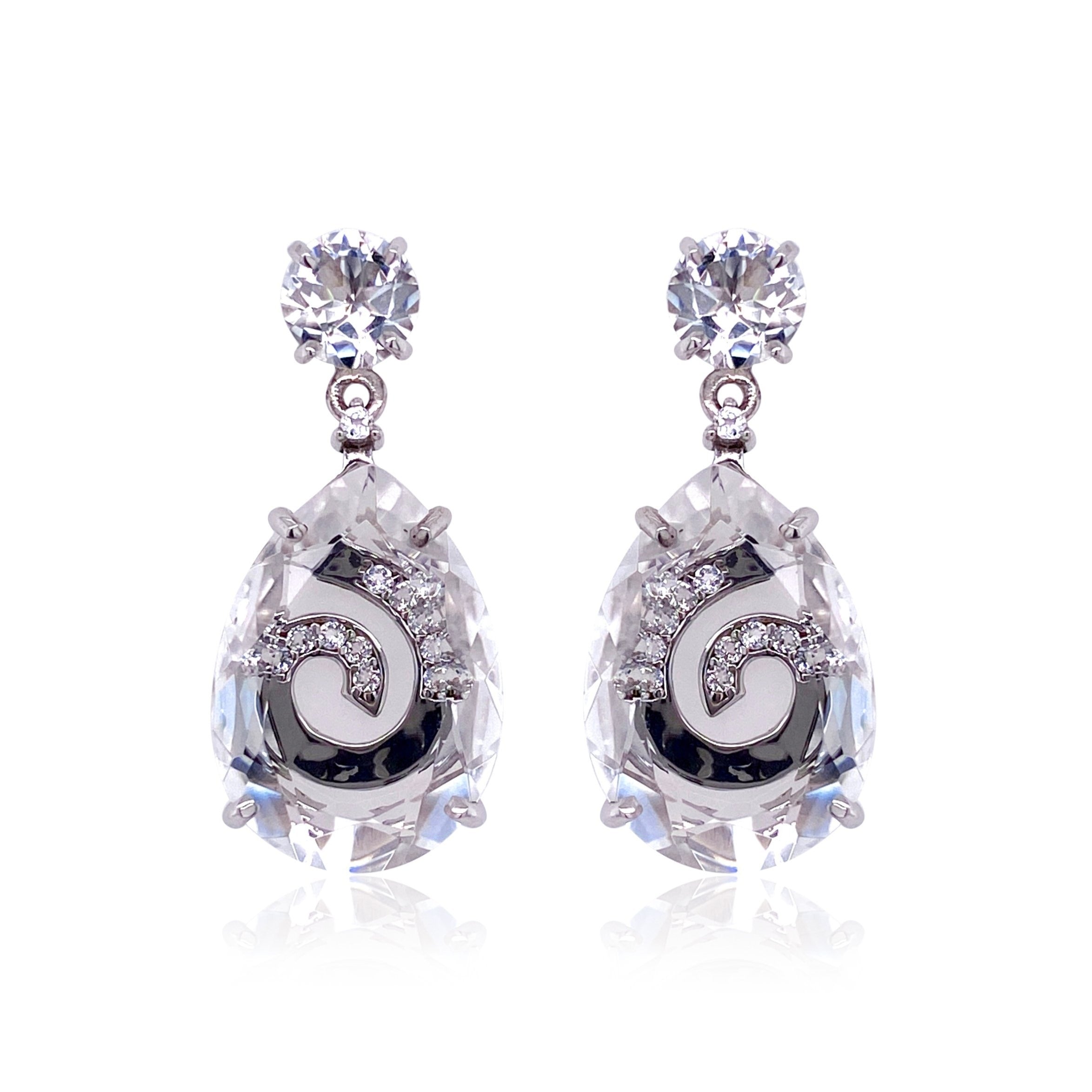 TRANSPARENZA Earrings (0839)- Crystal / SS